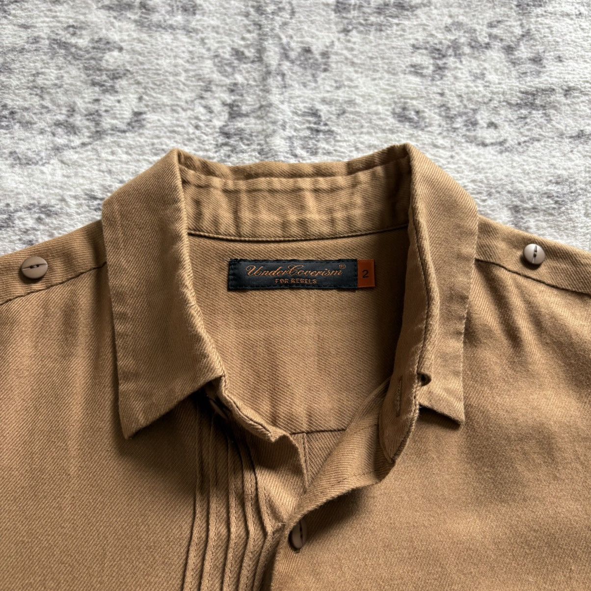 Undercover Undercover SS07 “Purple” Button Up Shirt Brown | Size 2 Size US M / EU 48-50 / 2 - 3 Thumbnail