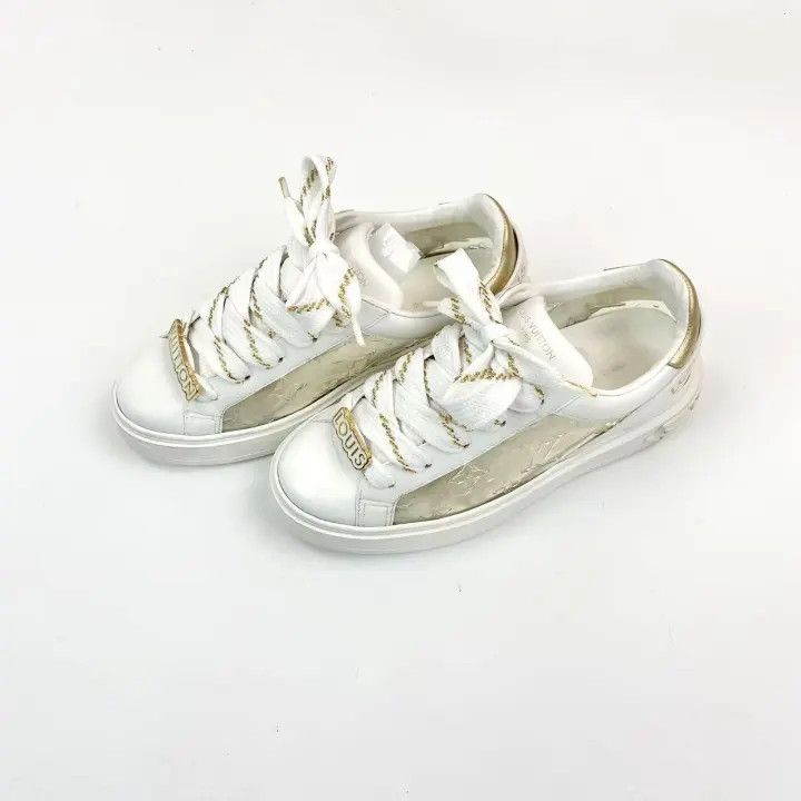 Louis Vuitton Louis Vuitton Time Out Casual Low-Top Sneakers 0079 Size US 6 / IT 36 - 1 Thumbnail