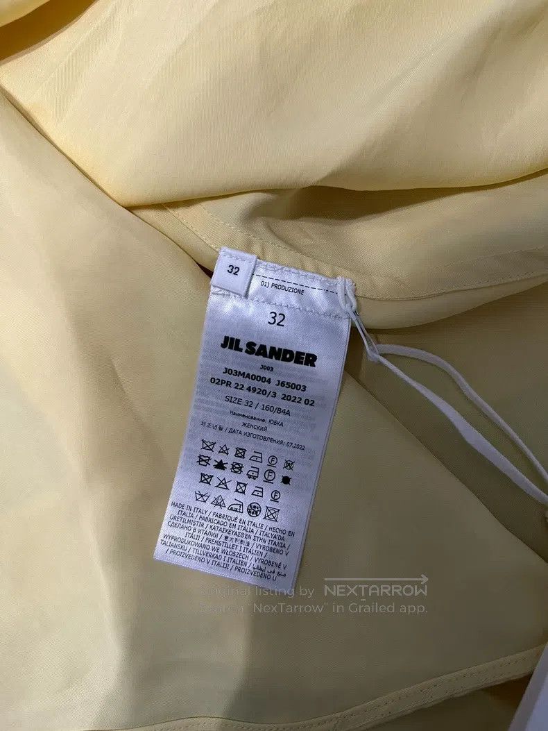 Jil Sander Jil Sander size 32 Yellow Skirt Size 31" - 6 Thumbnail