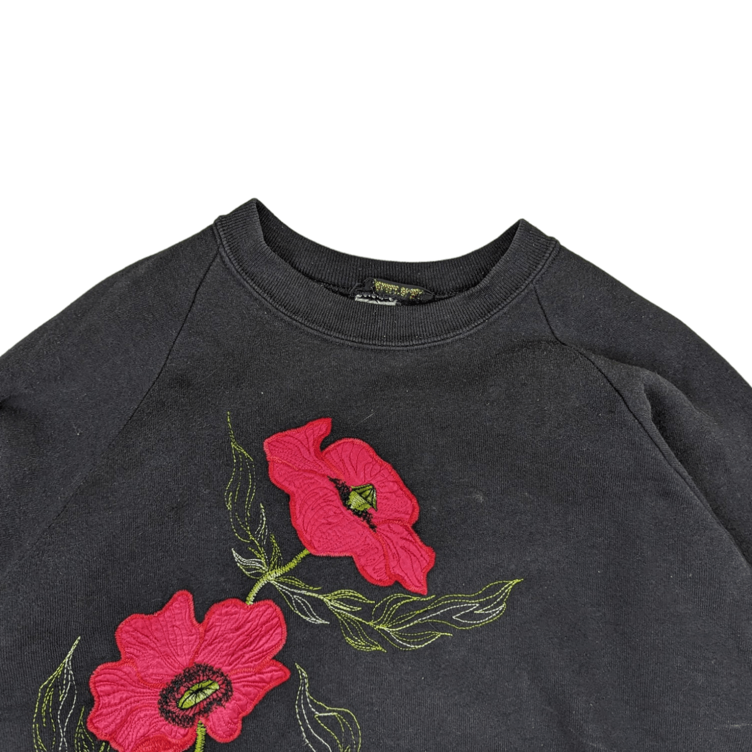 Vintage Vintage 90's SCREEN STARS Flower Embroidery Sweatshirt Size M / US 6-8 / IT 42-44 - 4 Thumbnail