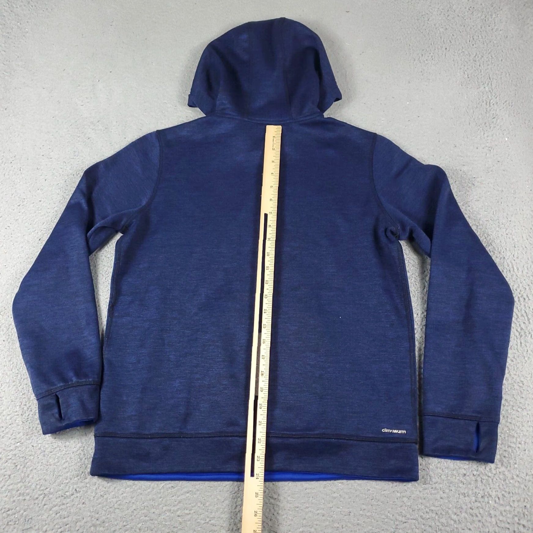 Adidas Adidas Ladies Blue Medium Pullover Hoodie Sweater Womens Sweatshirt Size M / US 6-8 / IT 42-44 - 5 Thumbnail