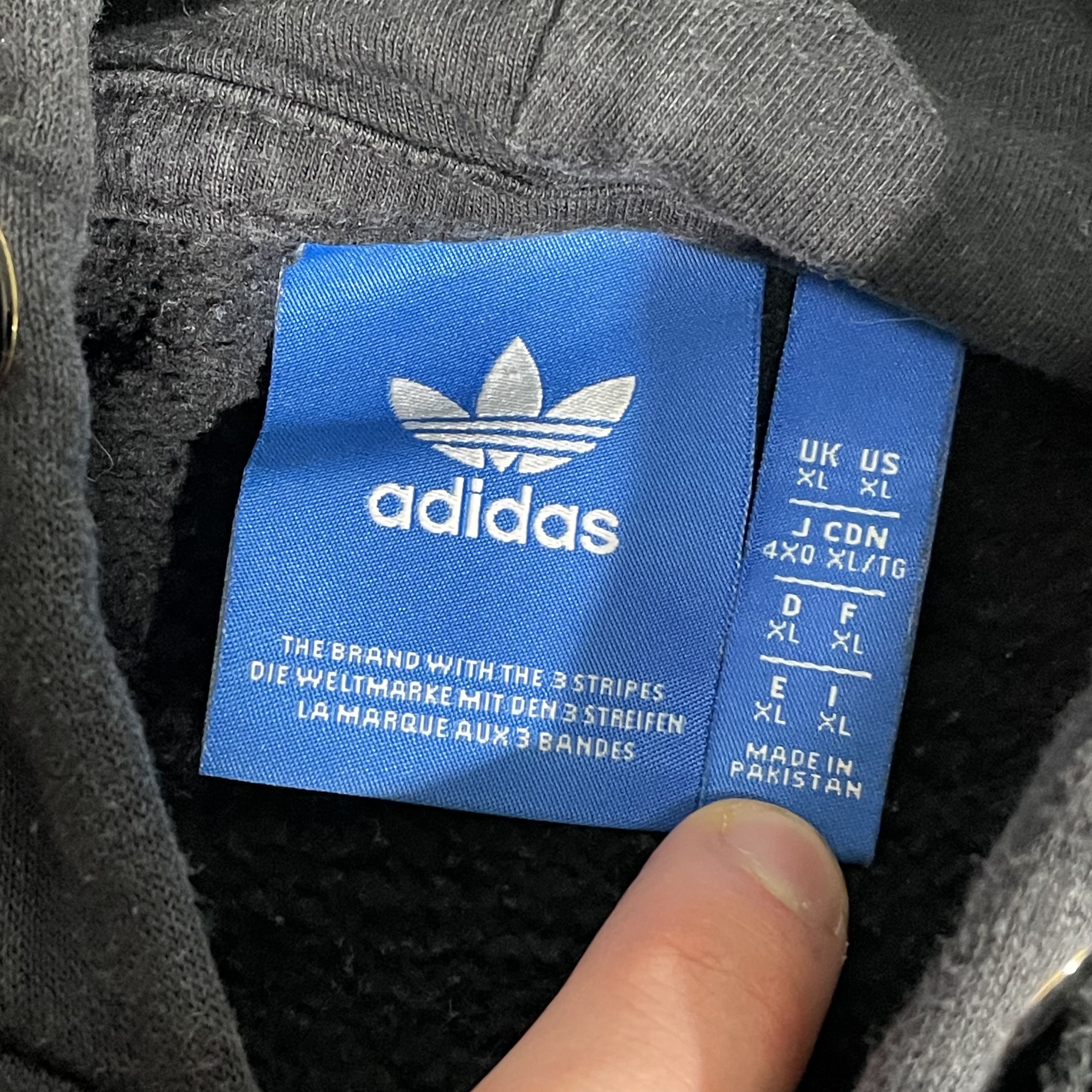 Adidas Custom Adidas Hoodie Tiger central logo art grunge opium y2k Size US XL / EU 56 / 4 - 7 Thumbnail