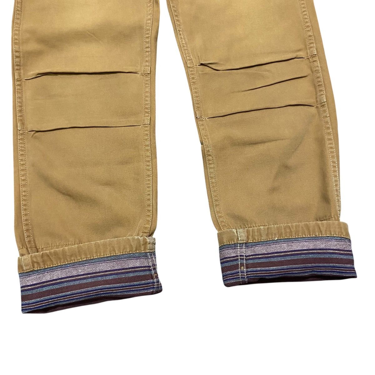 Japanese Brand Vtg Jungle Storm Blanked Lined Canvas Pants - Brown Size US 31 - 7 Thumbnail