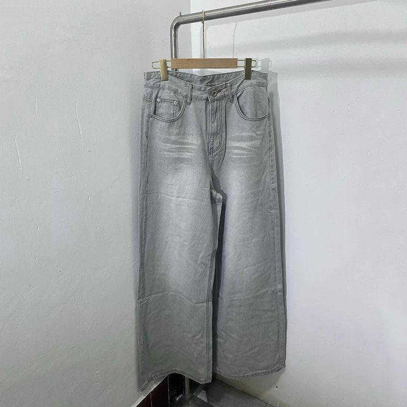 Japanese Brand Wide Leg Baggy Jeans Denim Size US 30 / EU 46 - 2 Thumbnail