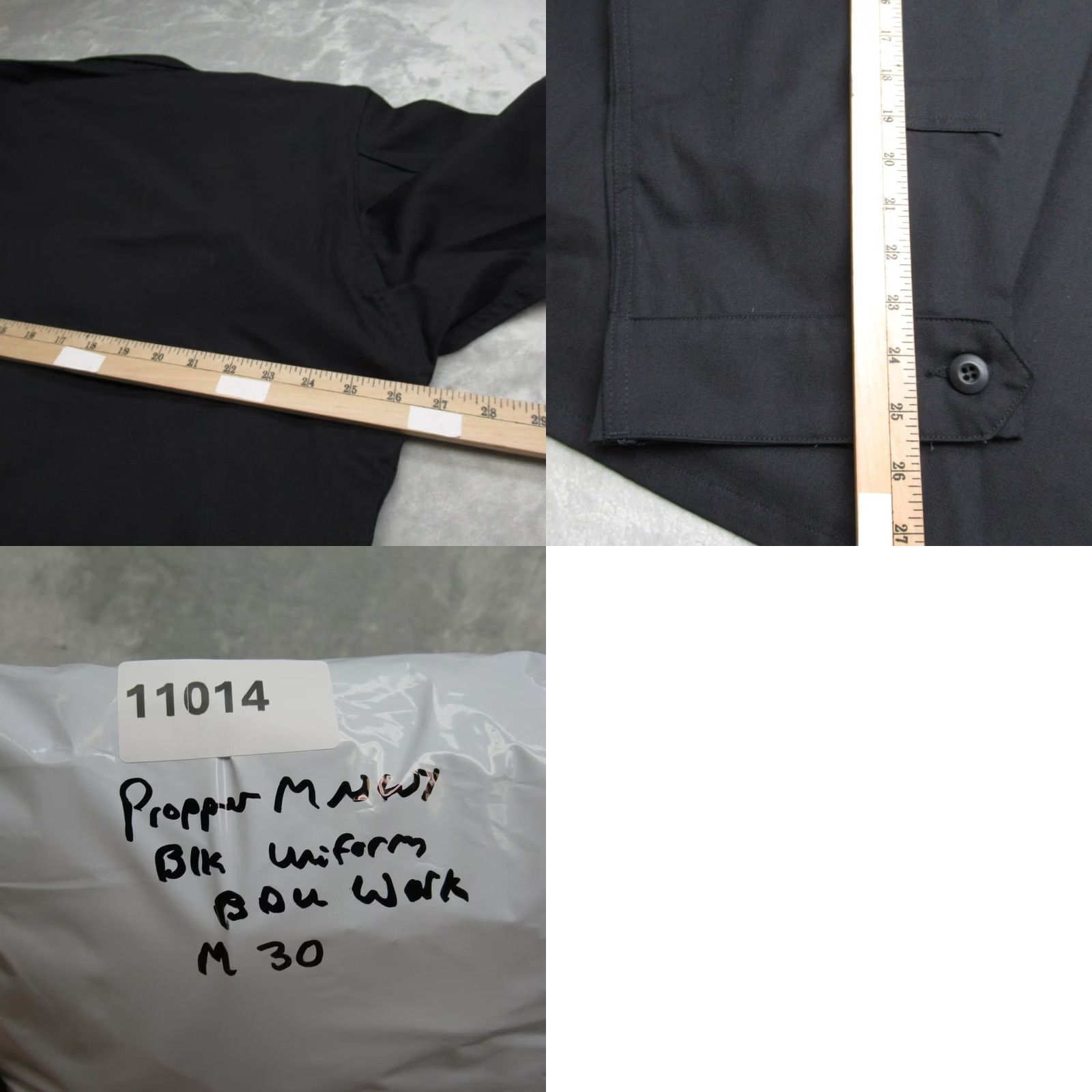 Propper Propper Shirt Mens XL Black BDU Coat 2 Pocket Military Work Utility Uniform NEW Coat Jacket Casual Workwear Mens XL Black Propper Size US XL / EU 56 / 4 - 9 Thumbnail