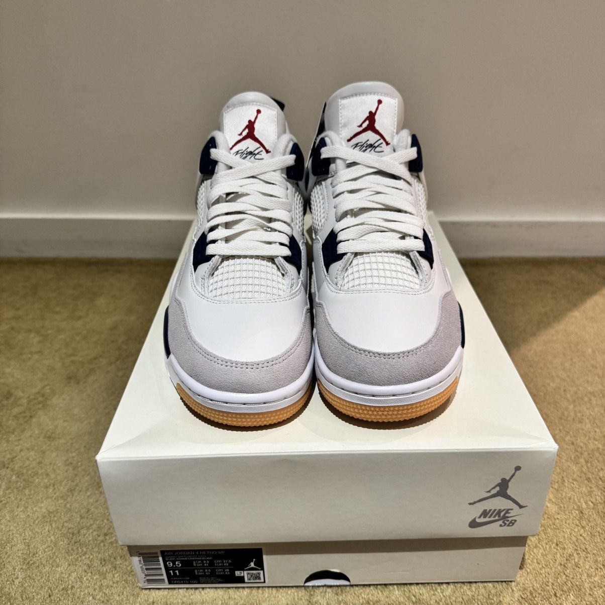 Jordan Brand Air Jordan 4 Nike SB Navy UK8.5/US9.5 Size US 9.5 / EU 42-43 - 2 Thumbnail