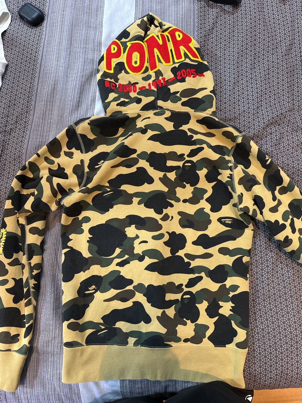 Bape Bape PONR Shark camo Full zip Size US M / EU 48-50 / 2 - 2 Thumbnail