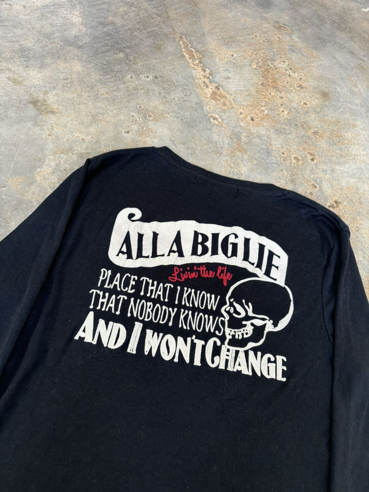 Hysteric Glamour × If Six Was Nine × Japanese Brand Y2k Place Plan Skull Ifsixwasnine Lgb Style Longsleeve Size US M / EU 48-50 / 2 - 4 Thumbnail