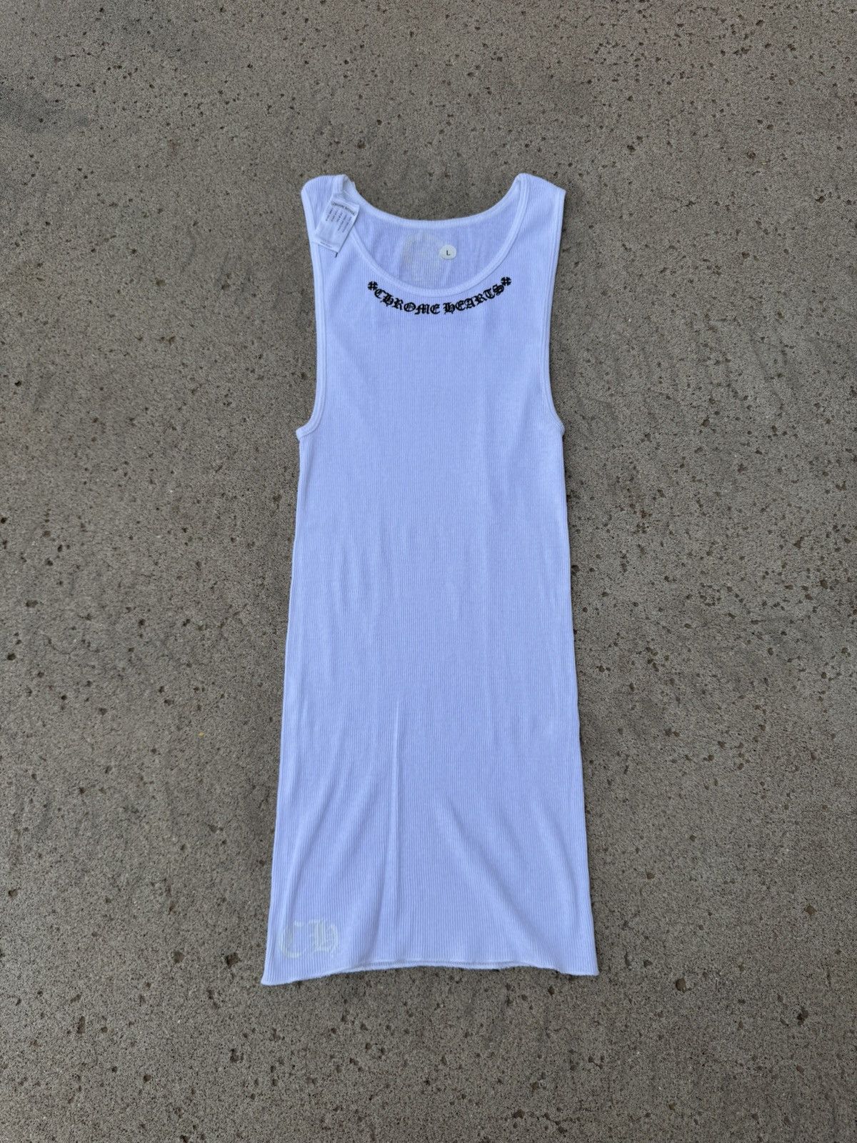 Chrome Hearts Chrome Hearts Scroll Logo Tank Top | Grailed