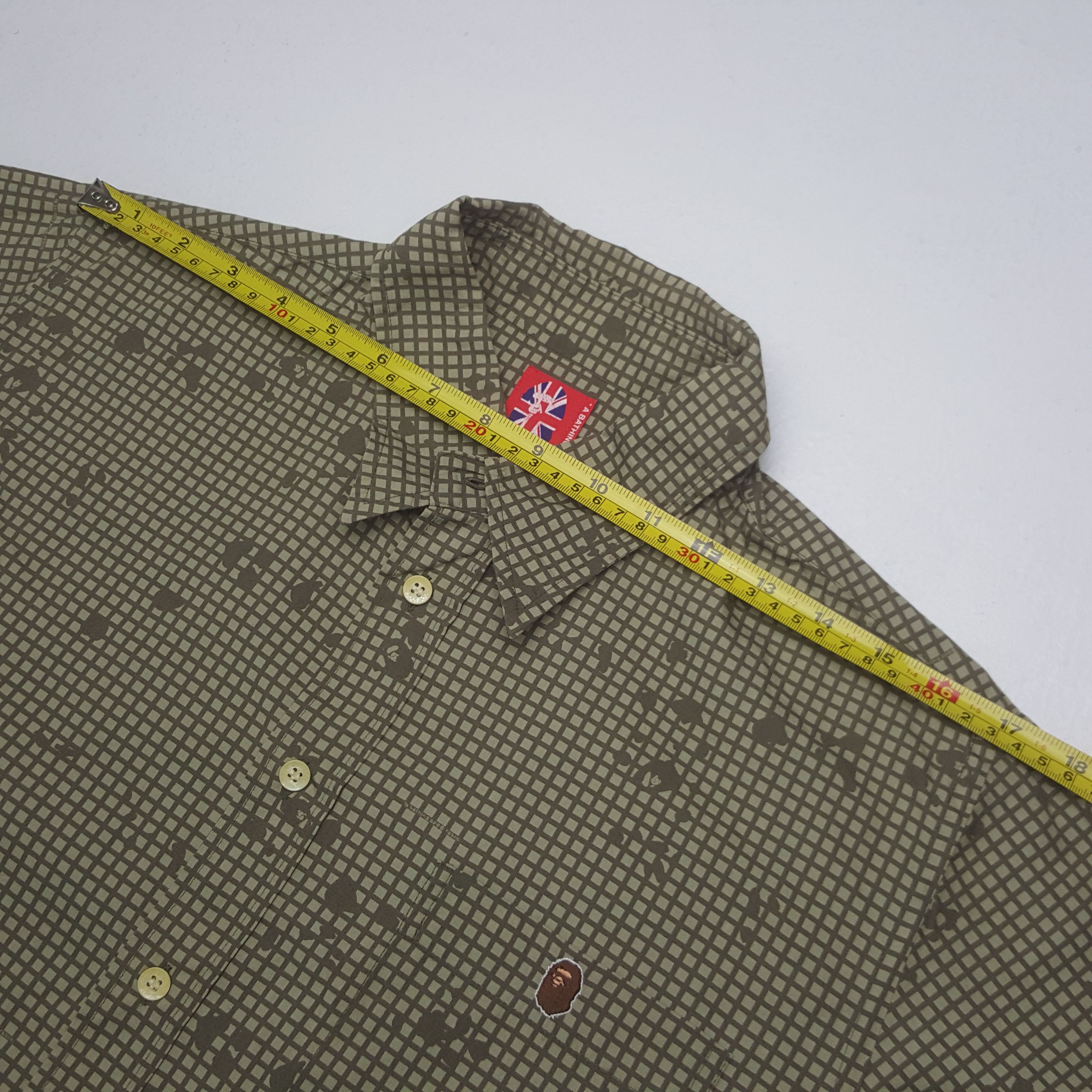 Bape Vintage A Bathing Ape Military Button Up Shirt Size US XS / EU 42 / 0 - 5 Thumbnail