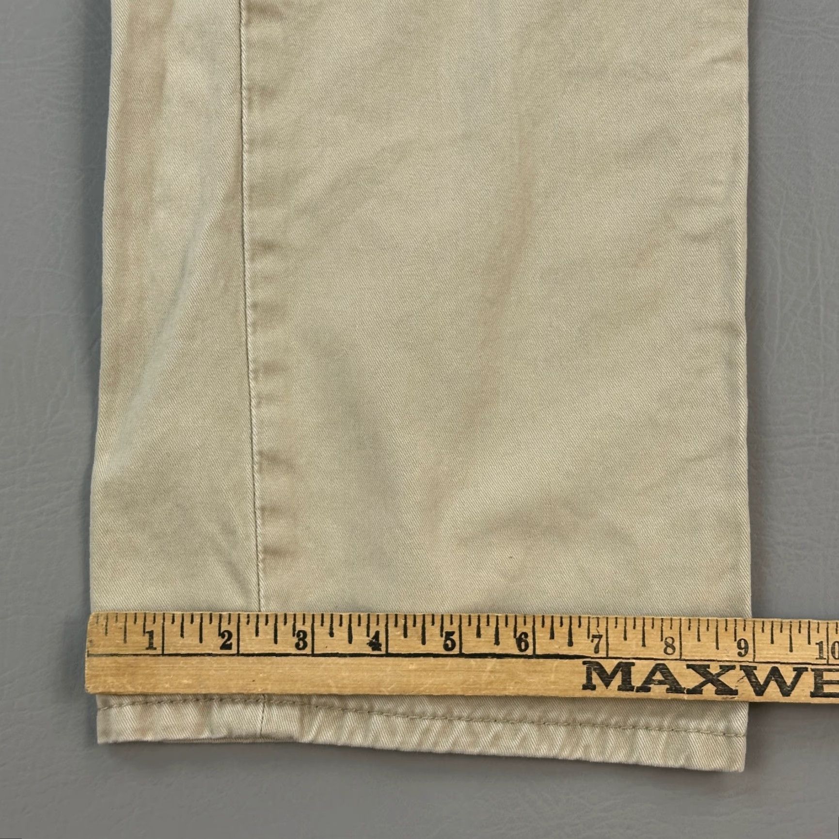 Levi's Levis 559 Pants Mens 34x34 34x32 Khaki Twill Relaxed Straight Zip Fly Casual Size US 34 / EU 50 - 4 Thumbnail
