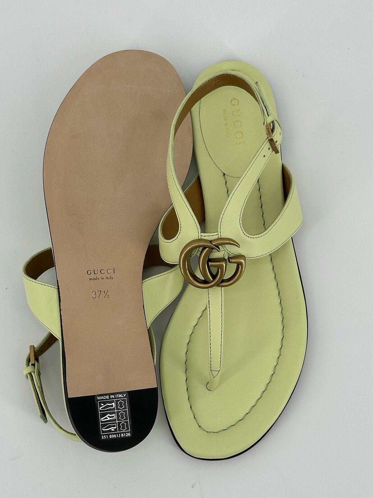 Gucci Size-IT-37,5/US-7,5 New Gucci Samdals woman Size US 7.5 / IT 37.5 - 10 Thumbnail