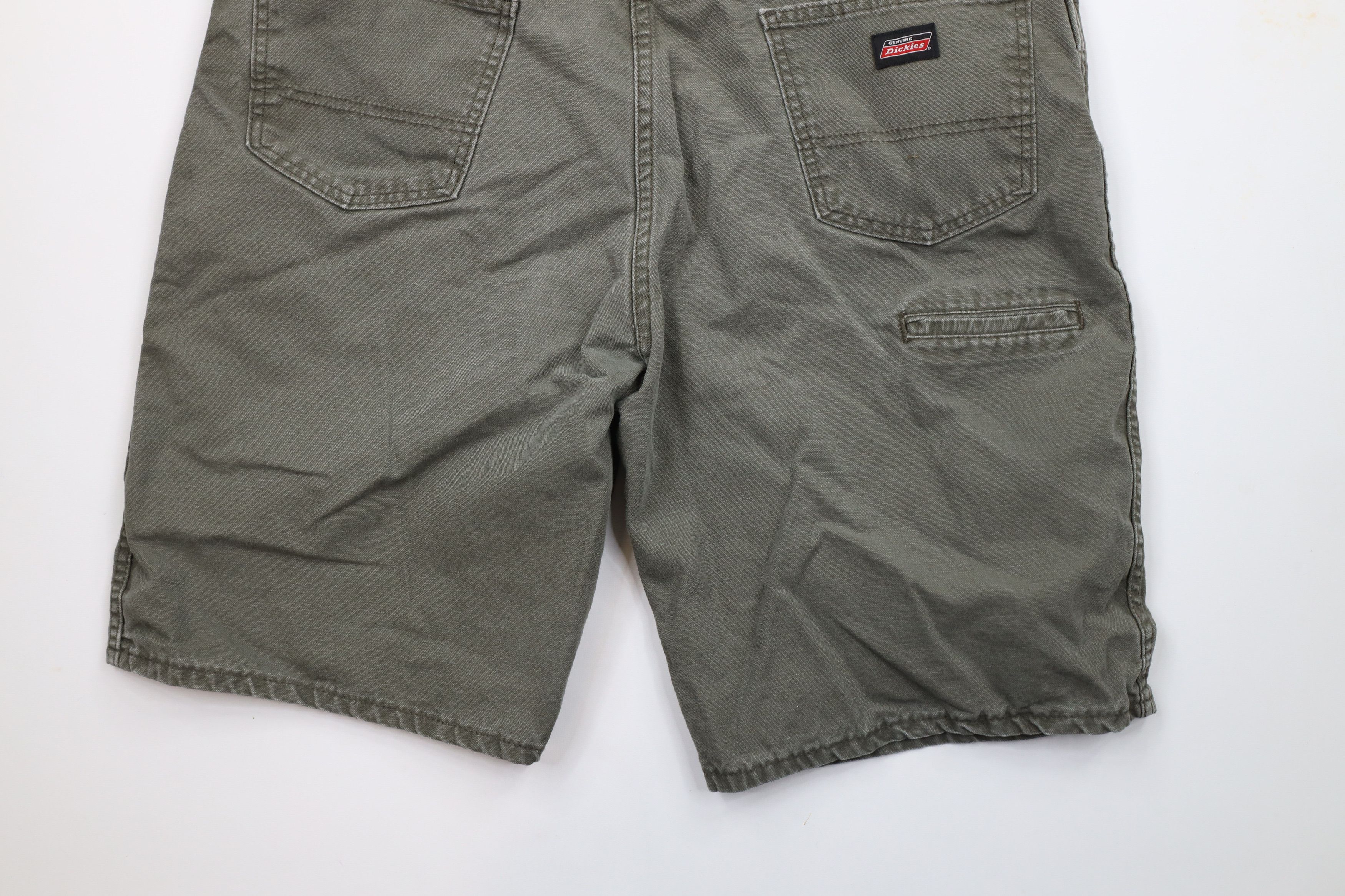 Dickies × Vintage Vintage Dickies Canvas Relaxed Fit Shorts Green Cotton Size US 40 / EU 56 - 11 Thumbnail