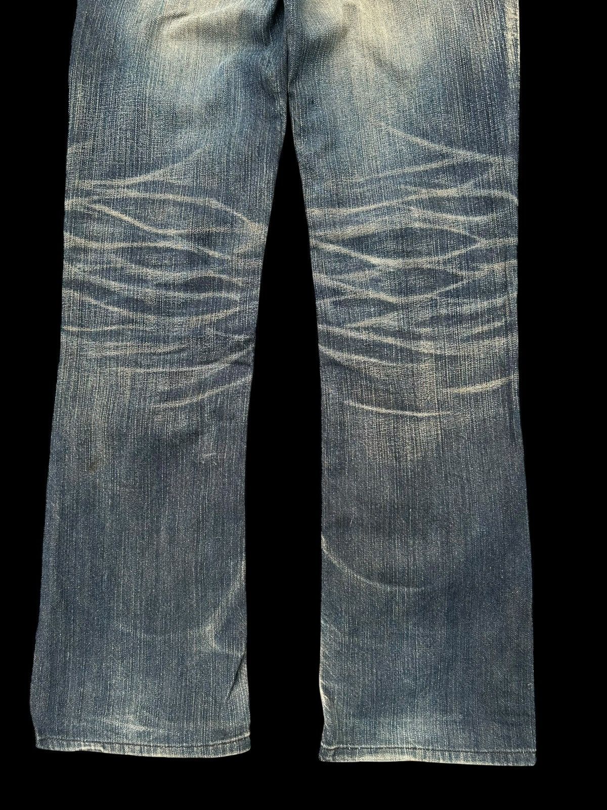 Edwin × Kapital × Vintage 🎌☠️ EDWIN XVS PUNK DISTRESSED JAPANESE DENIM JEANS ☠️🎌 Size US 28 / EU 44 - 12 Thumbnail