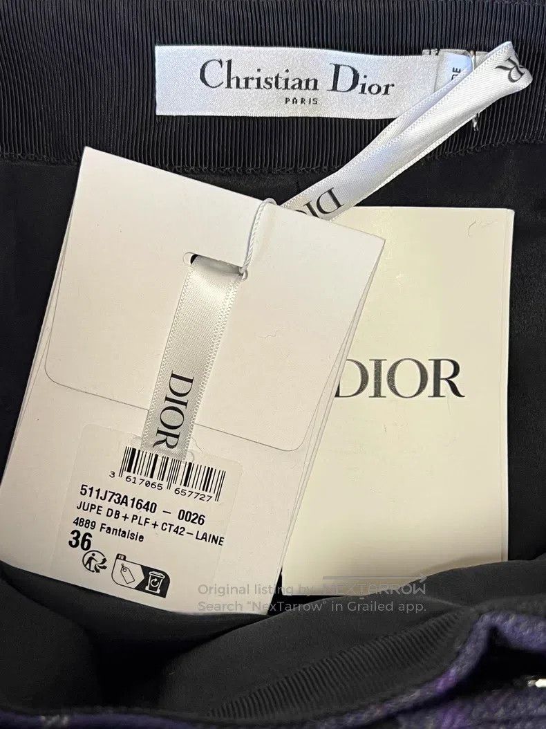 Dior Dior Plaid pleated skirt Size 24" / US 00 / IT 34 - 6 Thumbnail