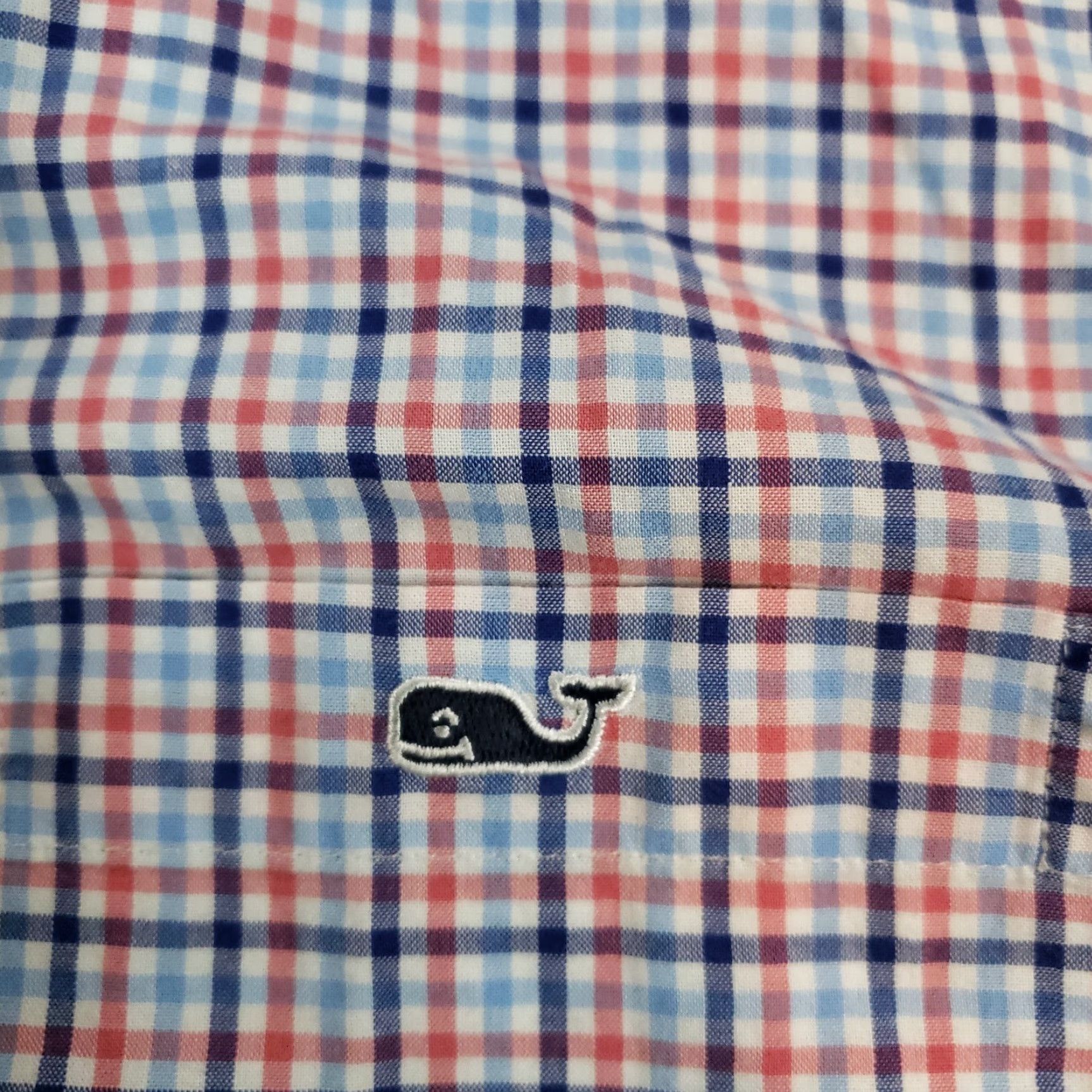 Vineyard Vines Vineyard Vines Mens Slim Fit Plaid Button Up Shirt Blue Medium Size US M / EU 48-50 / 2 - 6 Thumbnail