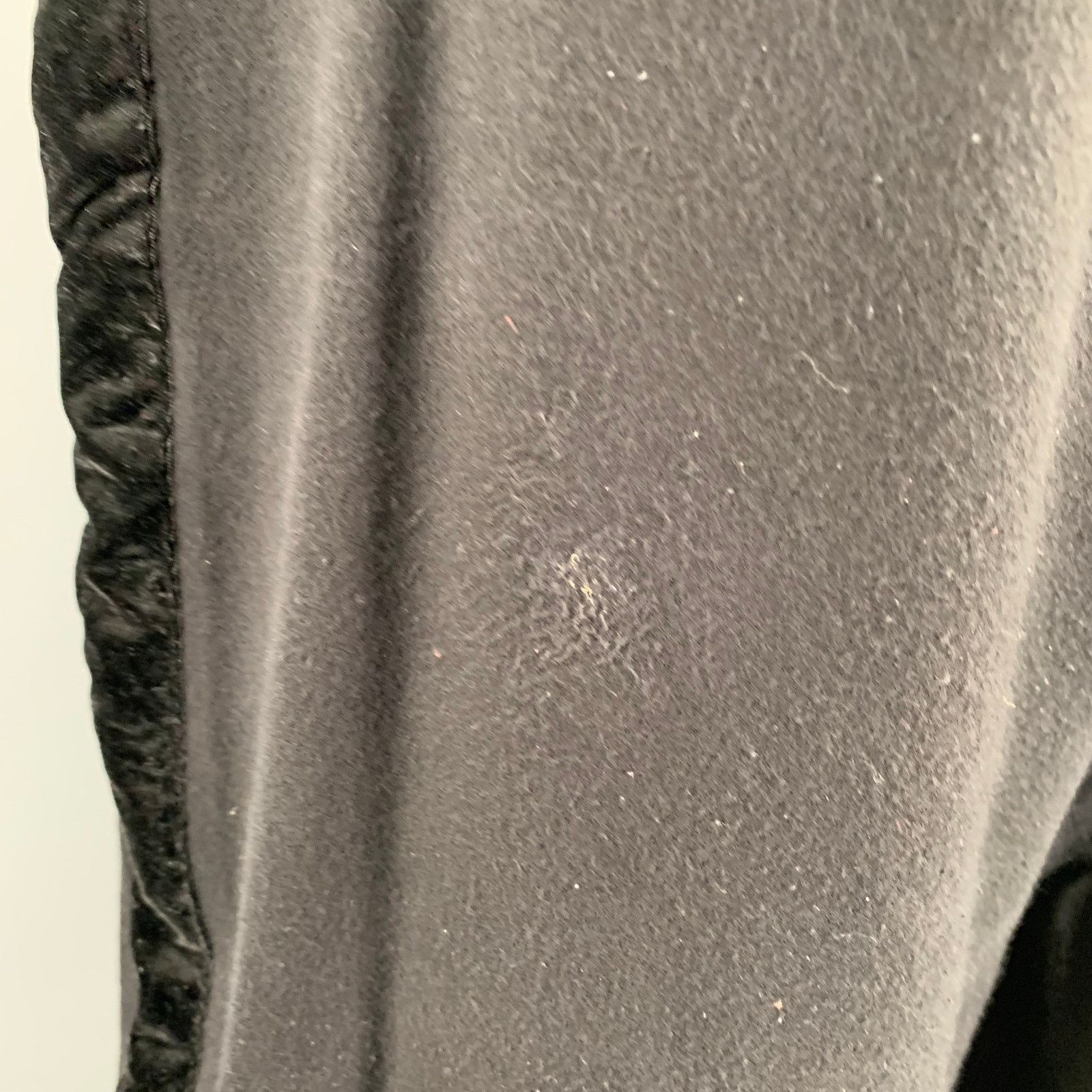 Alaia ALAIA Size M Black Cotton Blend Wide Leg Casual Crop Pants Size 31" - 4 Thumbnail