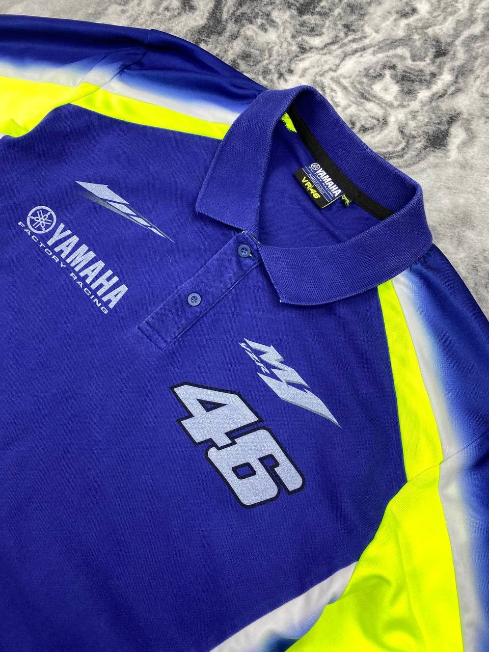 Vintage Yamaha Racing Big Logo Polo Shirt