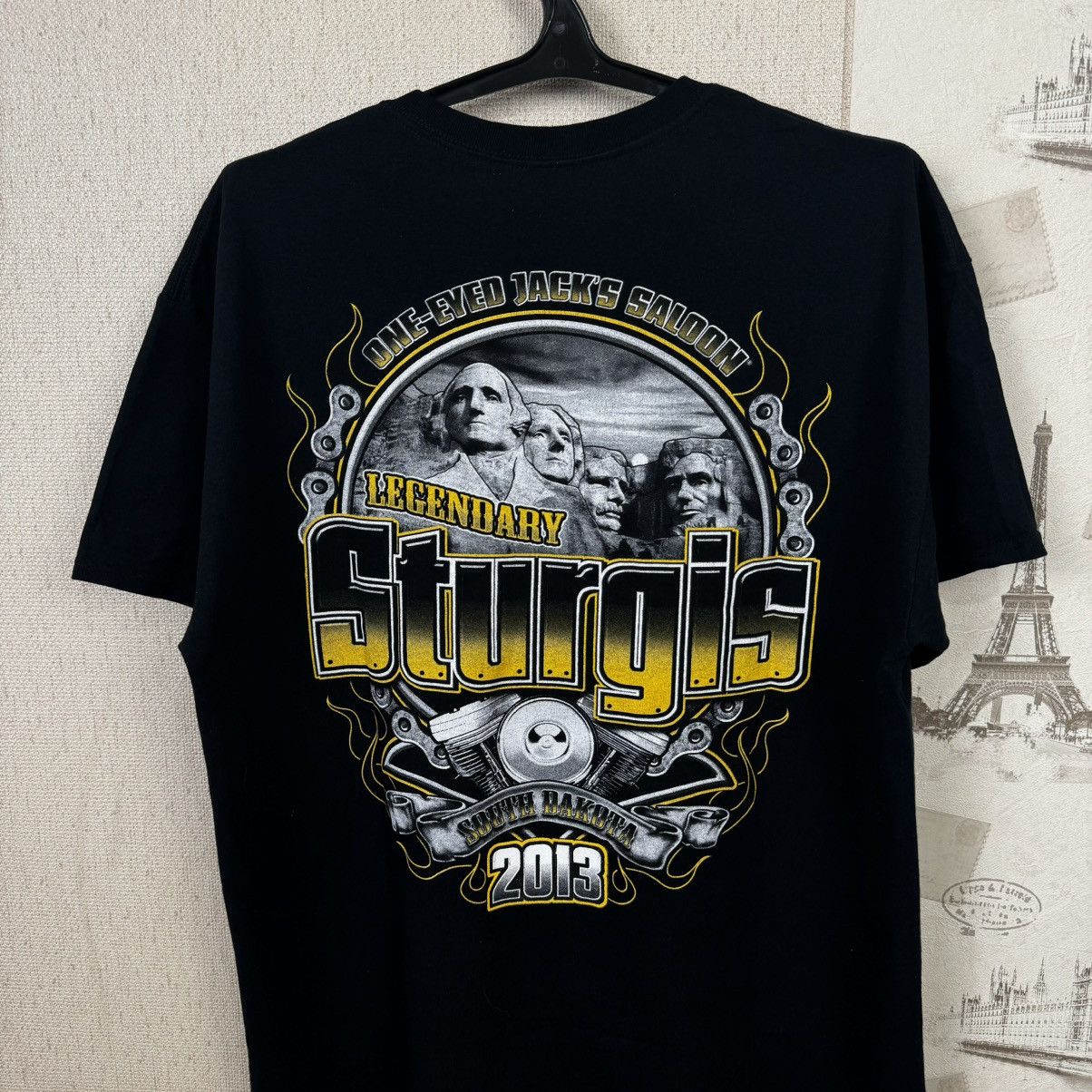 Harley Davidson × Vintage Vintage Sturgis Motorcycle Rally South Dakota XL Black Size US XL / EU 56 / 4 - 15 Thumbnail