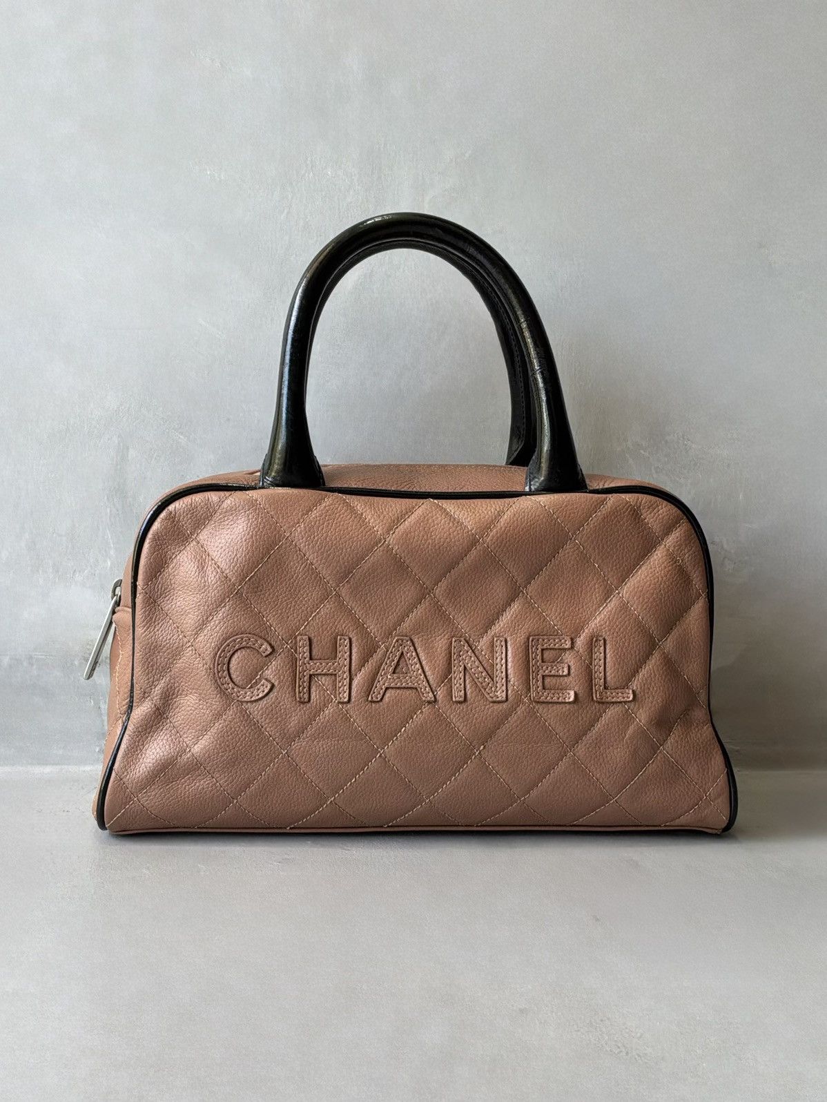 Chanel Chanel - Quilted Script - Small Bowling Bag Size ONE SIZE - 1 Thumbnail
