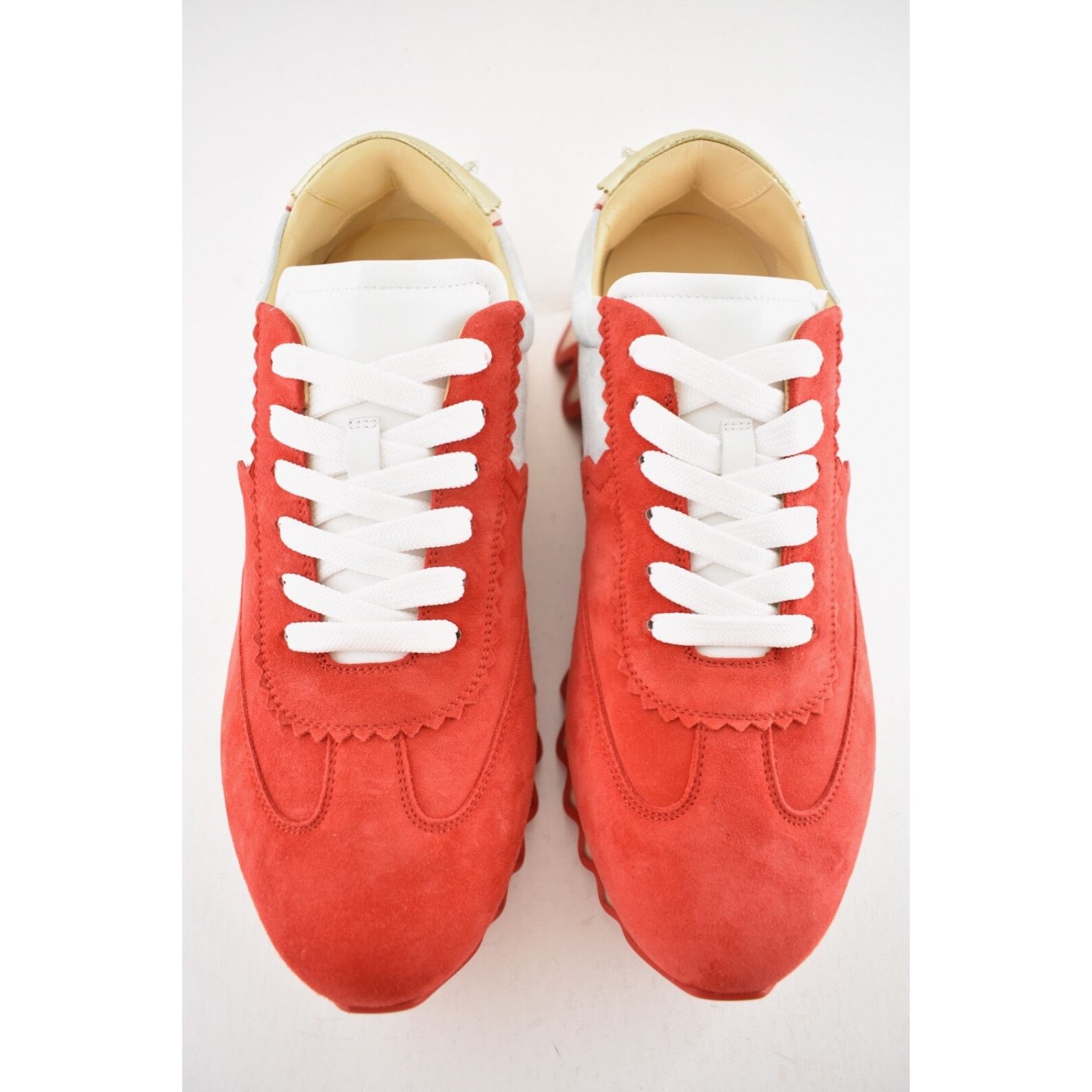 Christian Louboutin Christian Louboutin Mens Loubishark Flat Red Suede Size US 9 / EU 42 - 7 Thumbnail