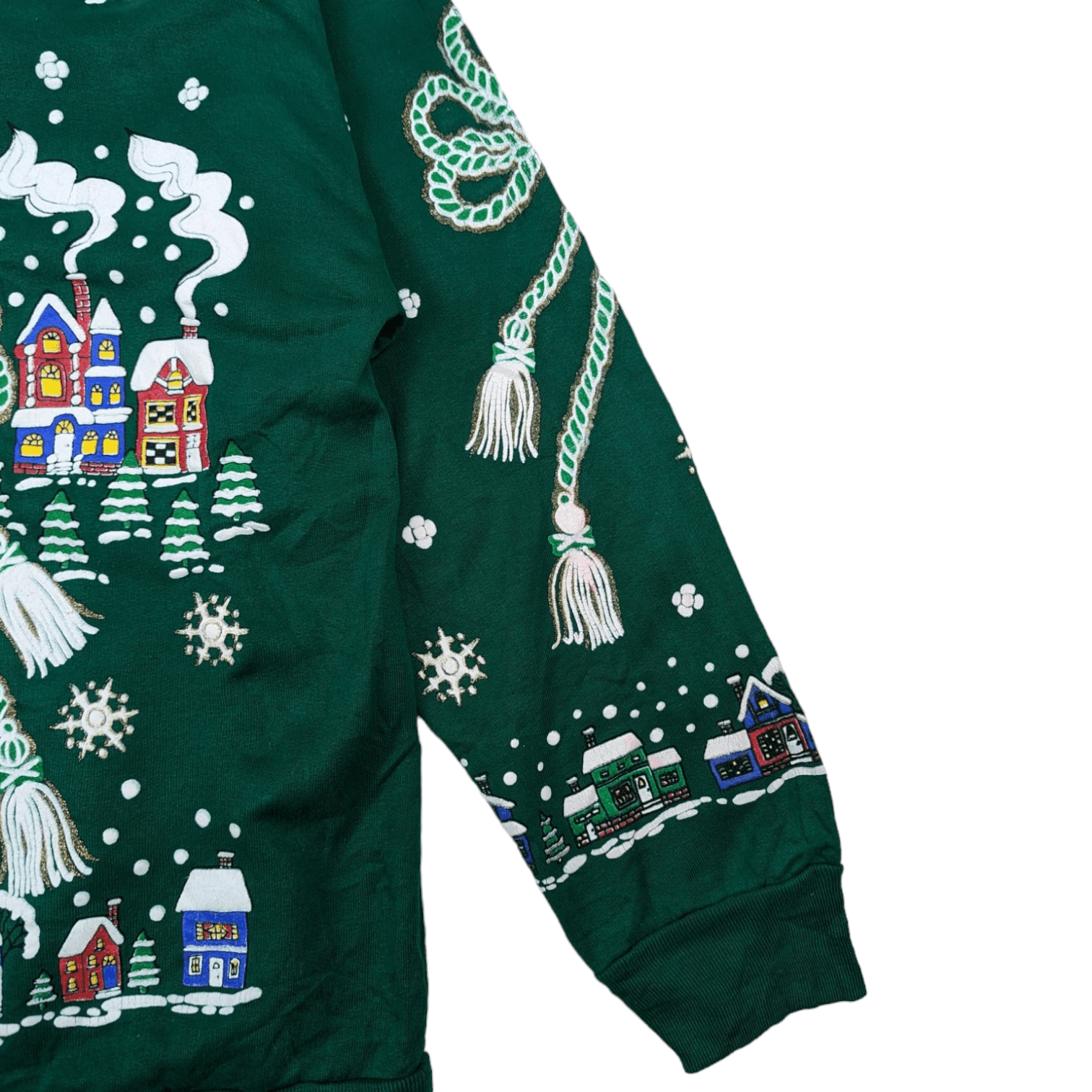 Vintage Vintage 90's SANTA CLAUS Christmas Full Print Jumper Size US L / EU 52-54 / 3 - 7 Thumbnail