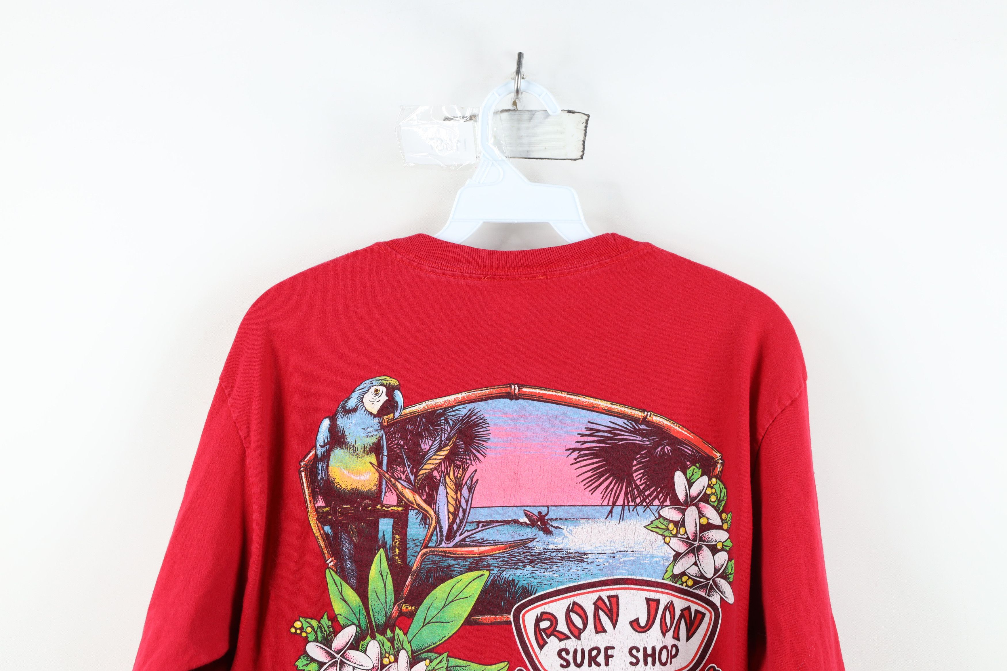 Ron Jon Surf Shop Vintage Y2K Ron Jon Surf Shop Flower Long Sleeve T-Shirt Red Size US M / EU 48-50 / 2 - 15 Thumbnail