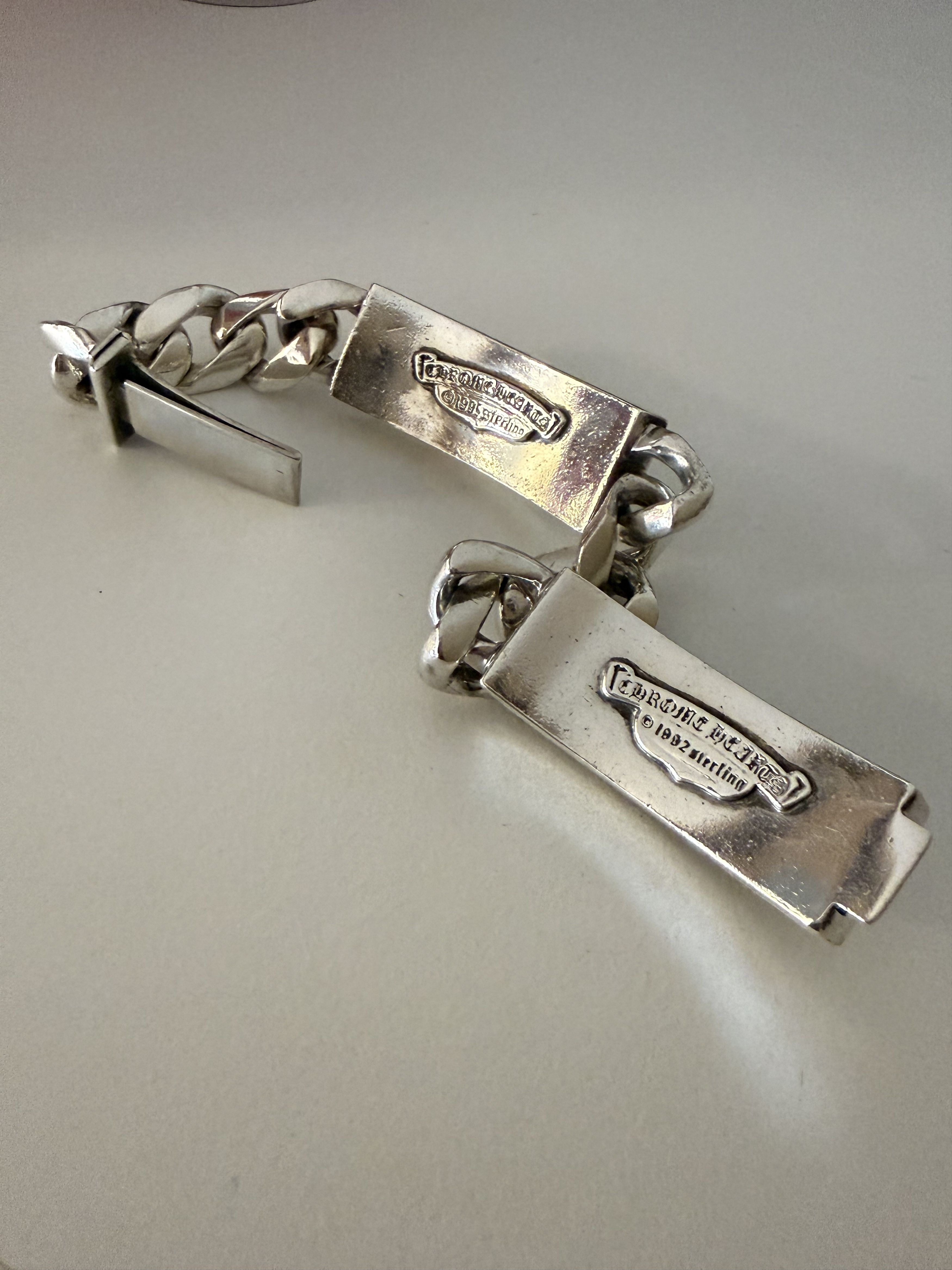 Chrome Hearts Chrome Hearts Daggheart & Floral ID Bracelet Size ONE SIZE - 9 Thumbnail