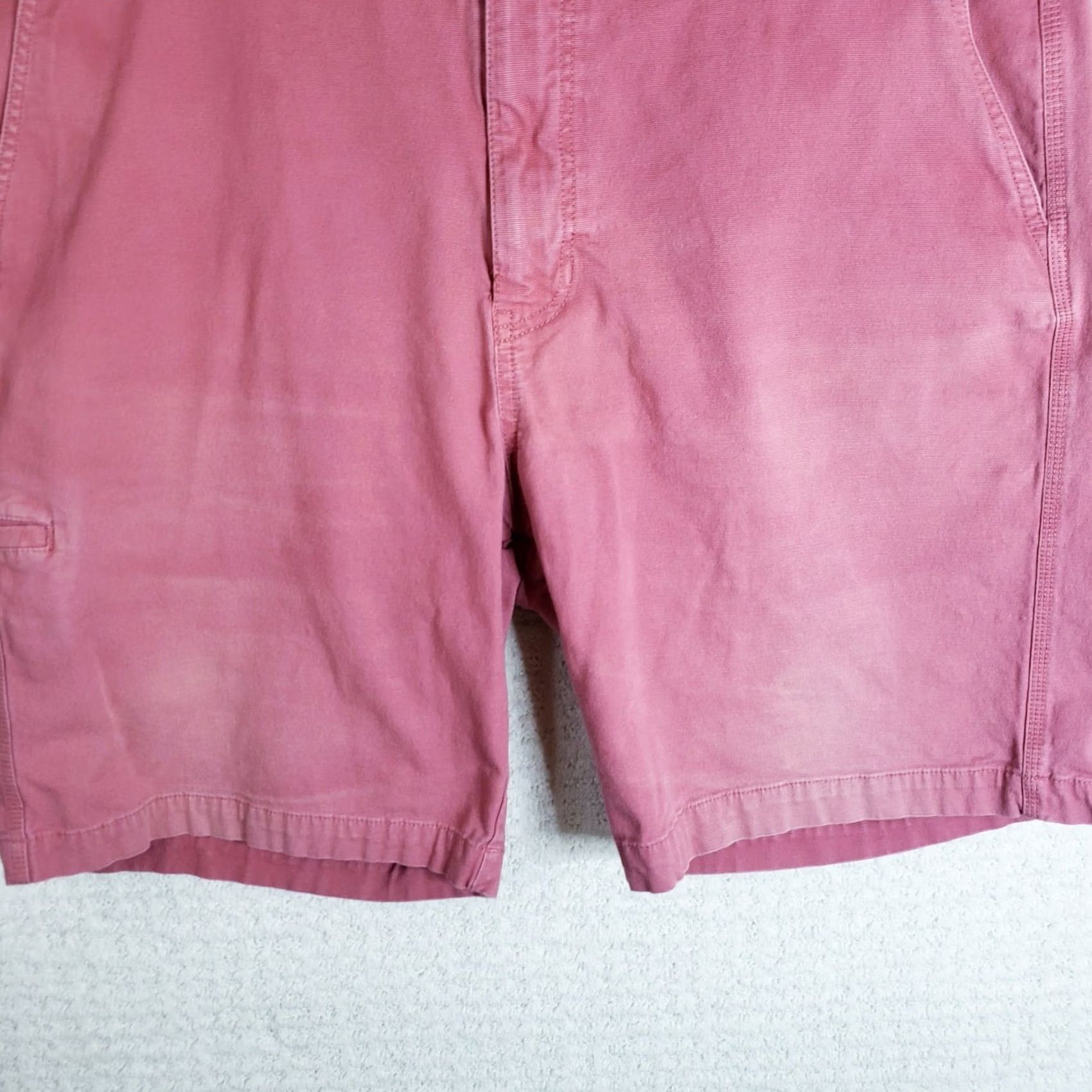 Pinko Kahala Mens Shorts Dark Pink Cotton Spandex Casual - Coastal Comfort Size US 38 / EU 54 - 5 Thumbnail