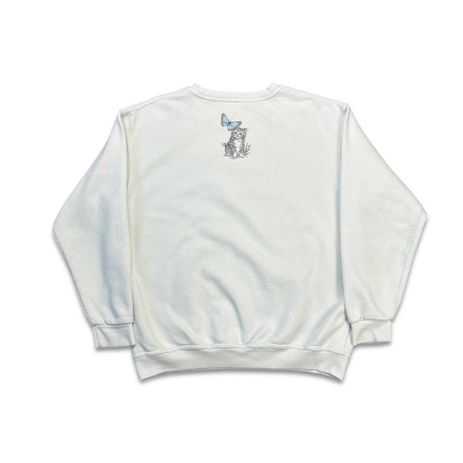 Vintage 90s Northern Reflections Dogs & Kitten Sweatshirt Animals Size US S / EU 44-46 / 1 - 4 Thumbnail