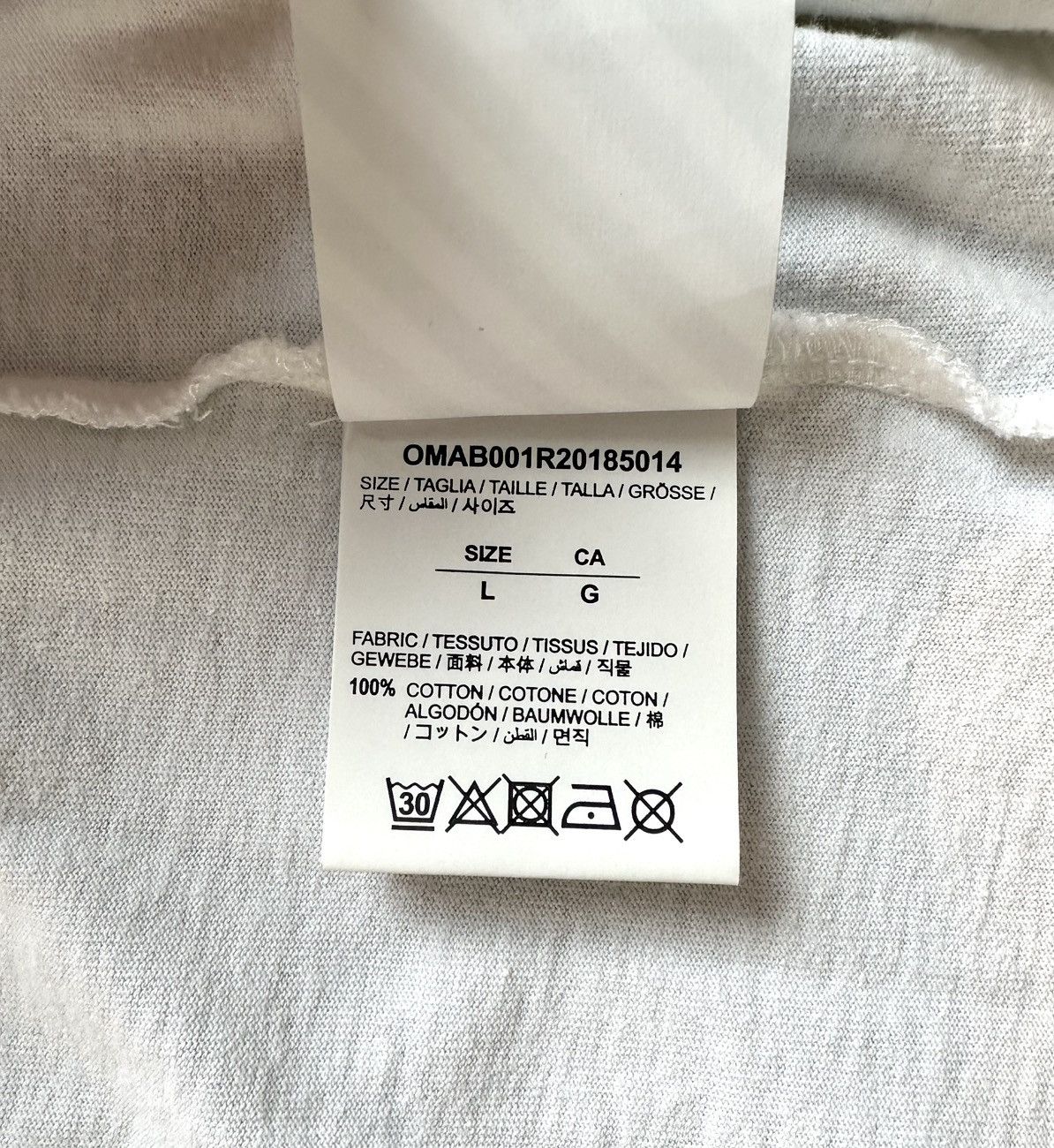 Off-White OFF-WHITE SS20 Pascal Golden Ratio Painting Long-Sleeve Size US L / EU 52-54 / 3 - 5 Thumbnail