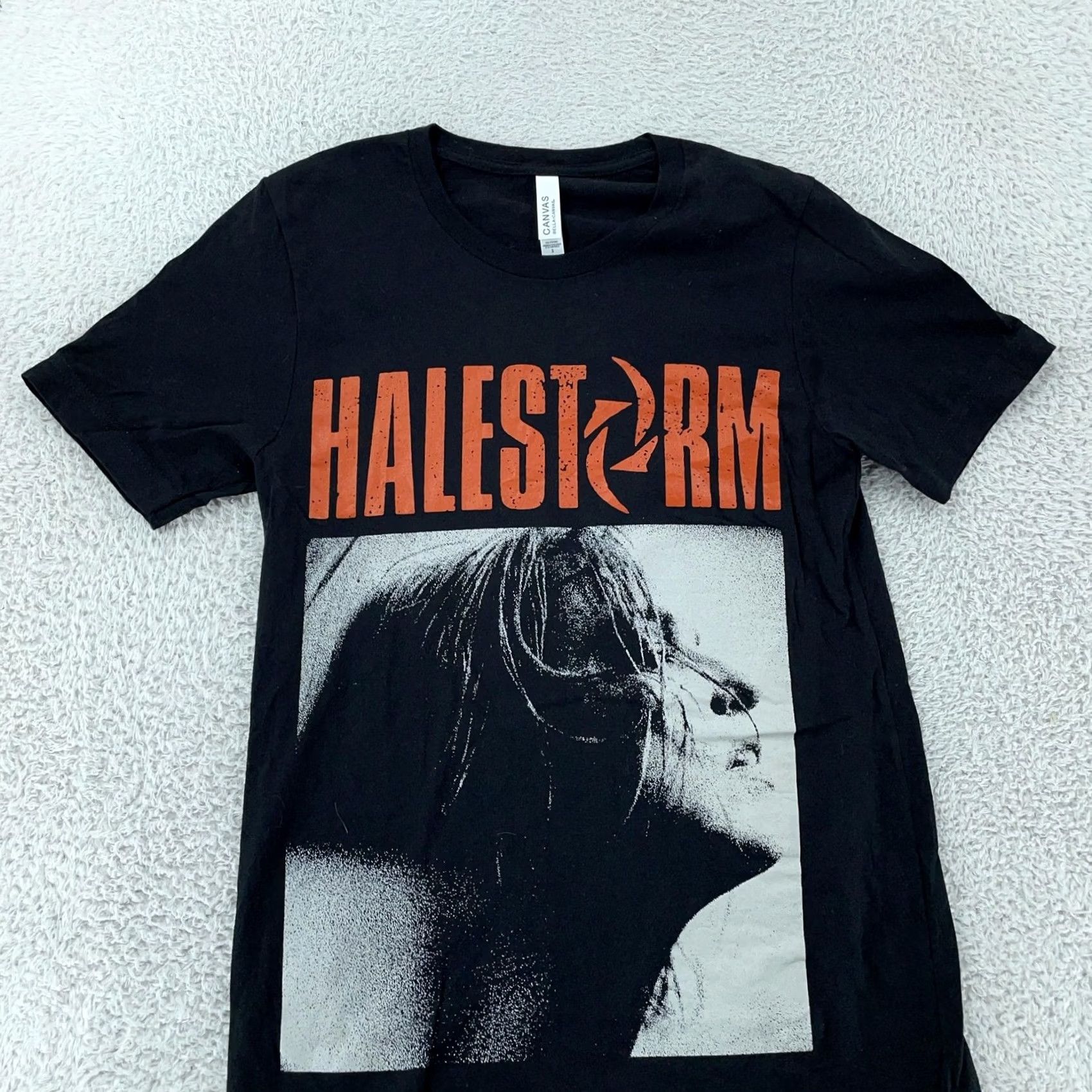Vintage Halestorm Concert T-Shirt XS Black 2021 Tour Lzzy Hale Rock Metal Band Tee Mens XS Black Rock Concert 90s Size US XS / EU 42 / 0 - 2 Thumbnail
