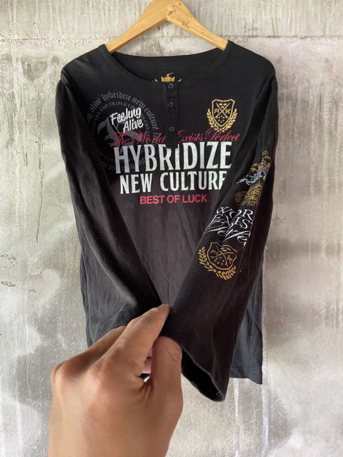 Beauty Beast × Hysteric Glamour × Japanese Brand FEELING ALIVE HYBRIDZE NEW CULTURE BEST OF LUCK LONG SLEEVE Size US L / EU 52-54 / 3 - 3 Thumbnail