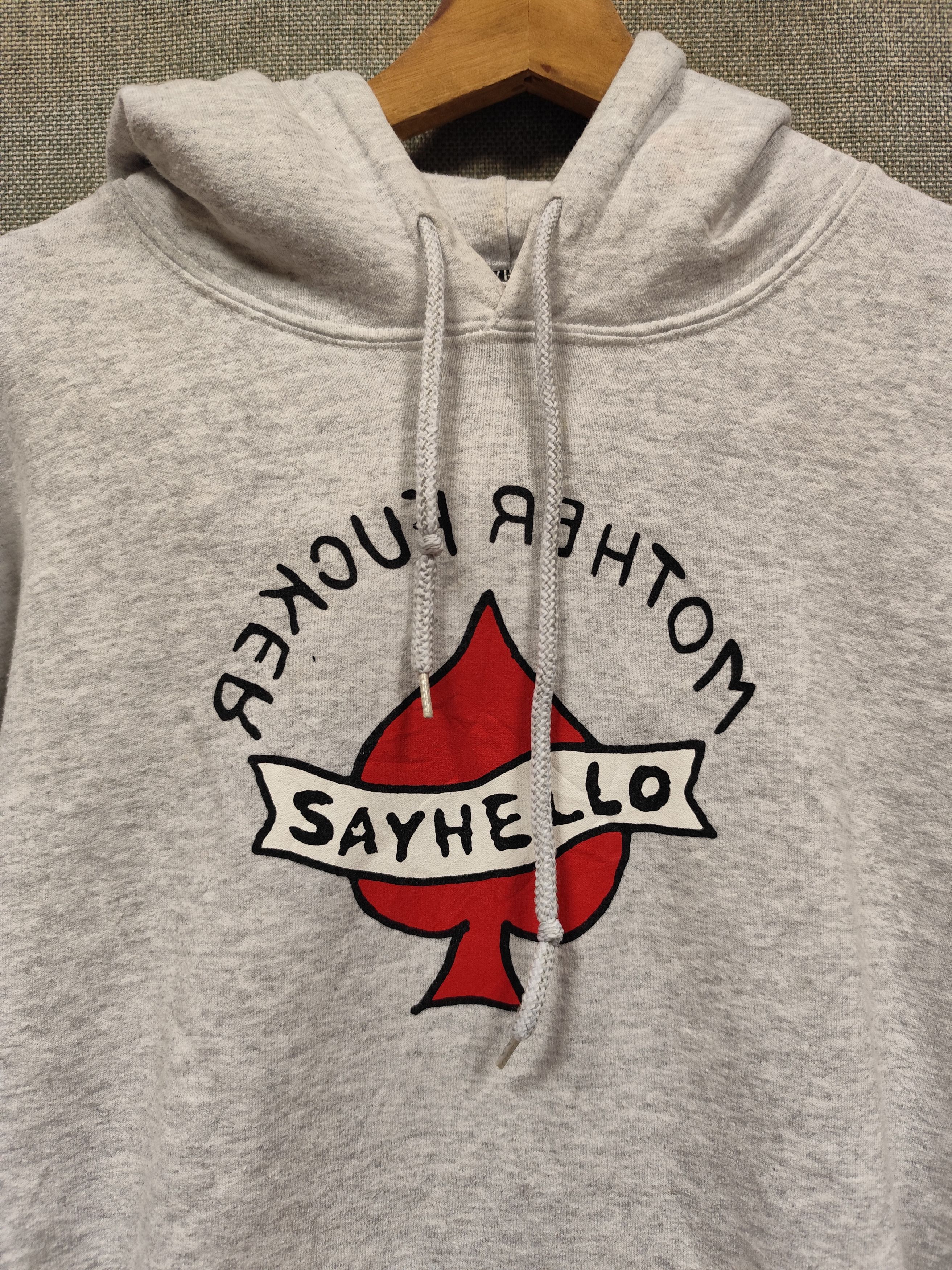 SAYHELLO Vintage sweatshirt hoodie say hello Size US M / EU 48-50 / 2 - 3 Thumbnail