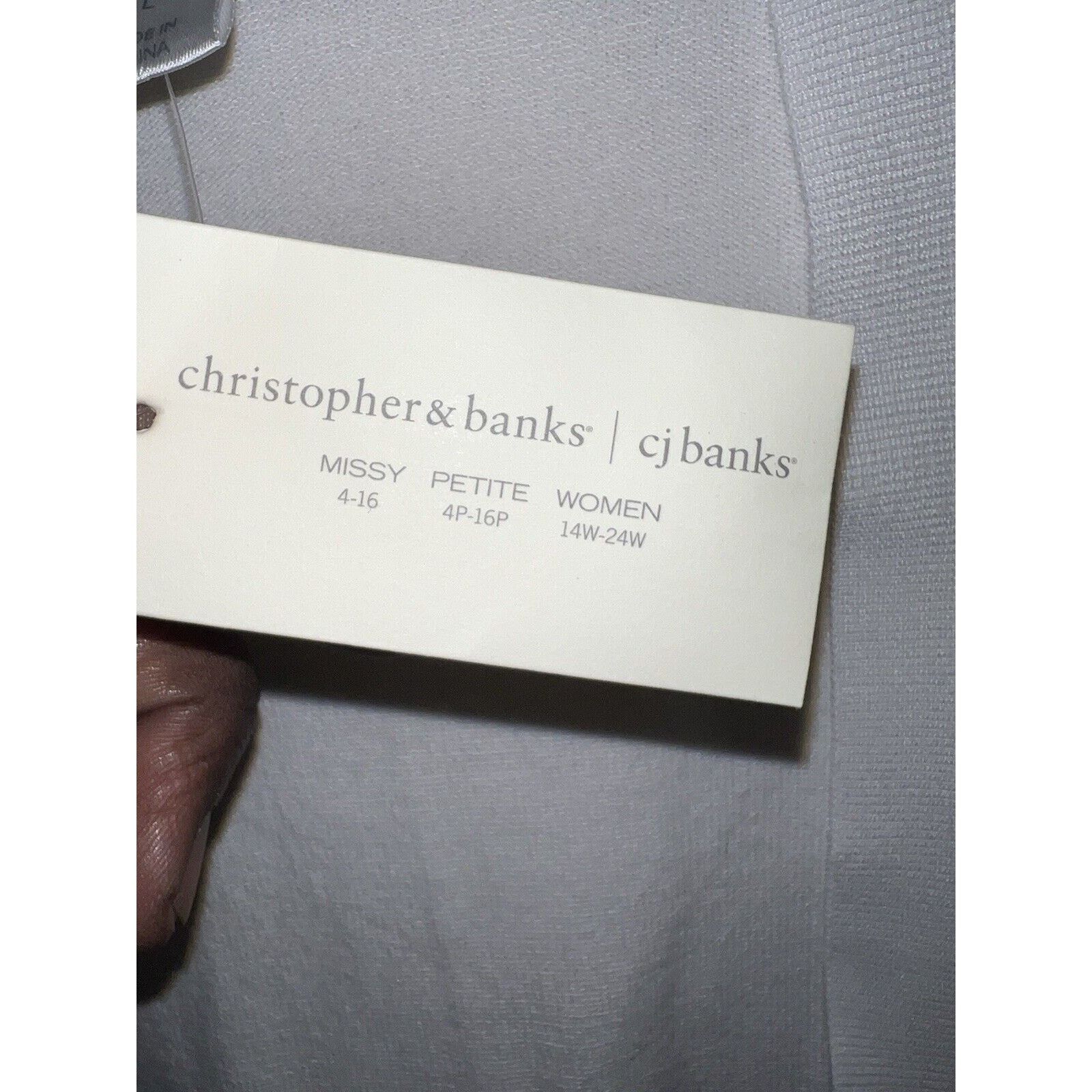 Other Christopher CJ Shirt Shrug Cardigan Sweater Large White Size L / US 10 / IT 46 - 3 Thumbnail