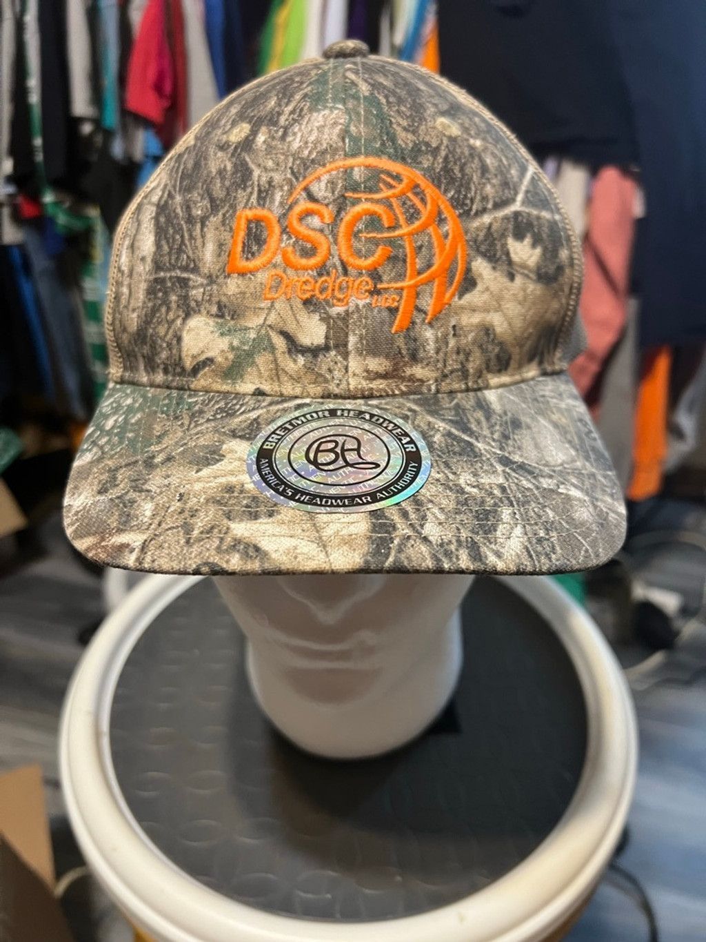 Other Unisex Bretmor Headwear Camo Trucker Hat Tan/Green One Size Size ONE SIZE - 1 Thumbnail