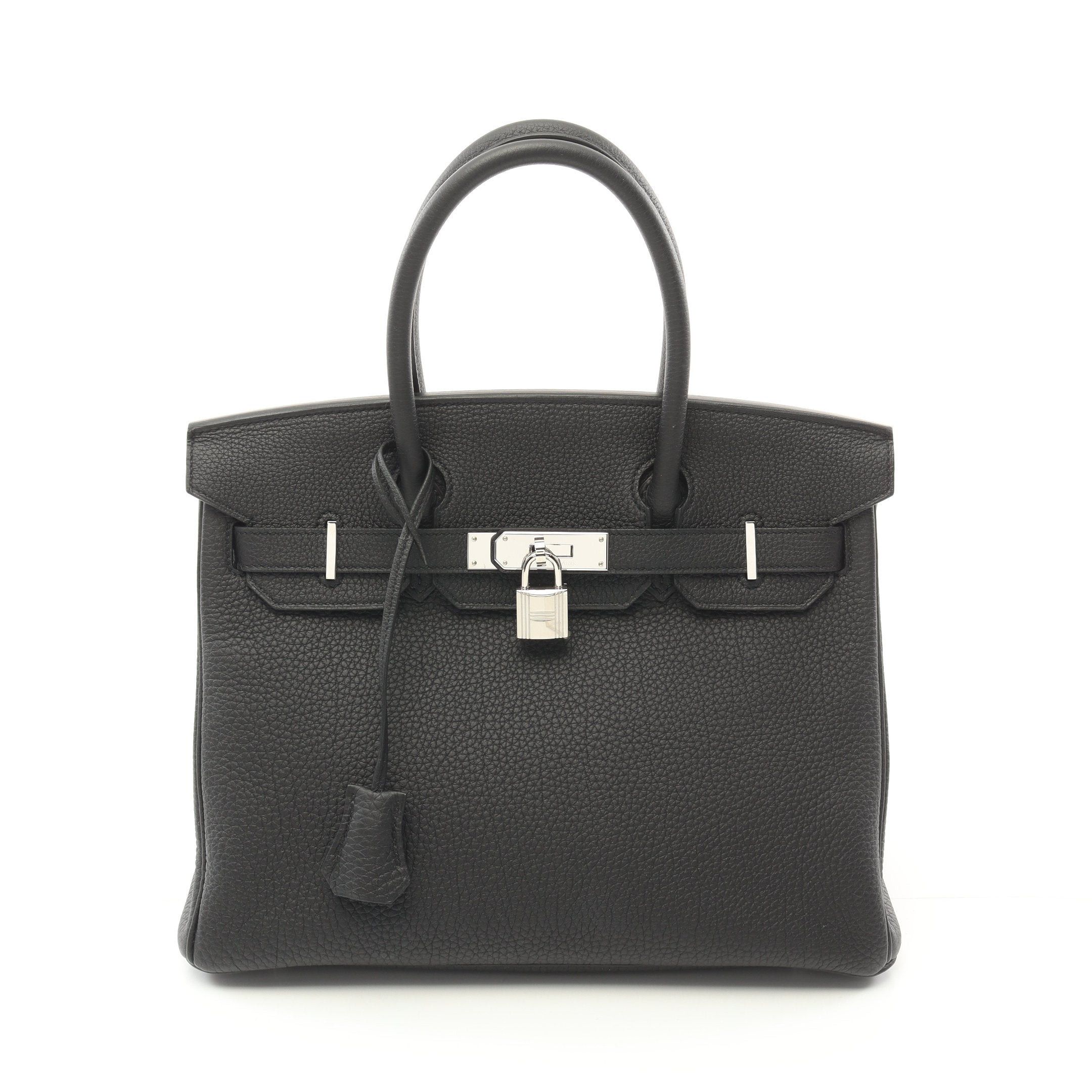 Hermes Hermes Birkin 30 Handbag Togo Black Silver Hardware □ R Stamp Size ONE SIZE - 1 Thumbnail
