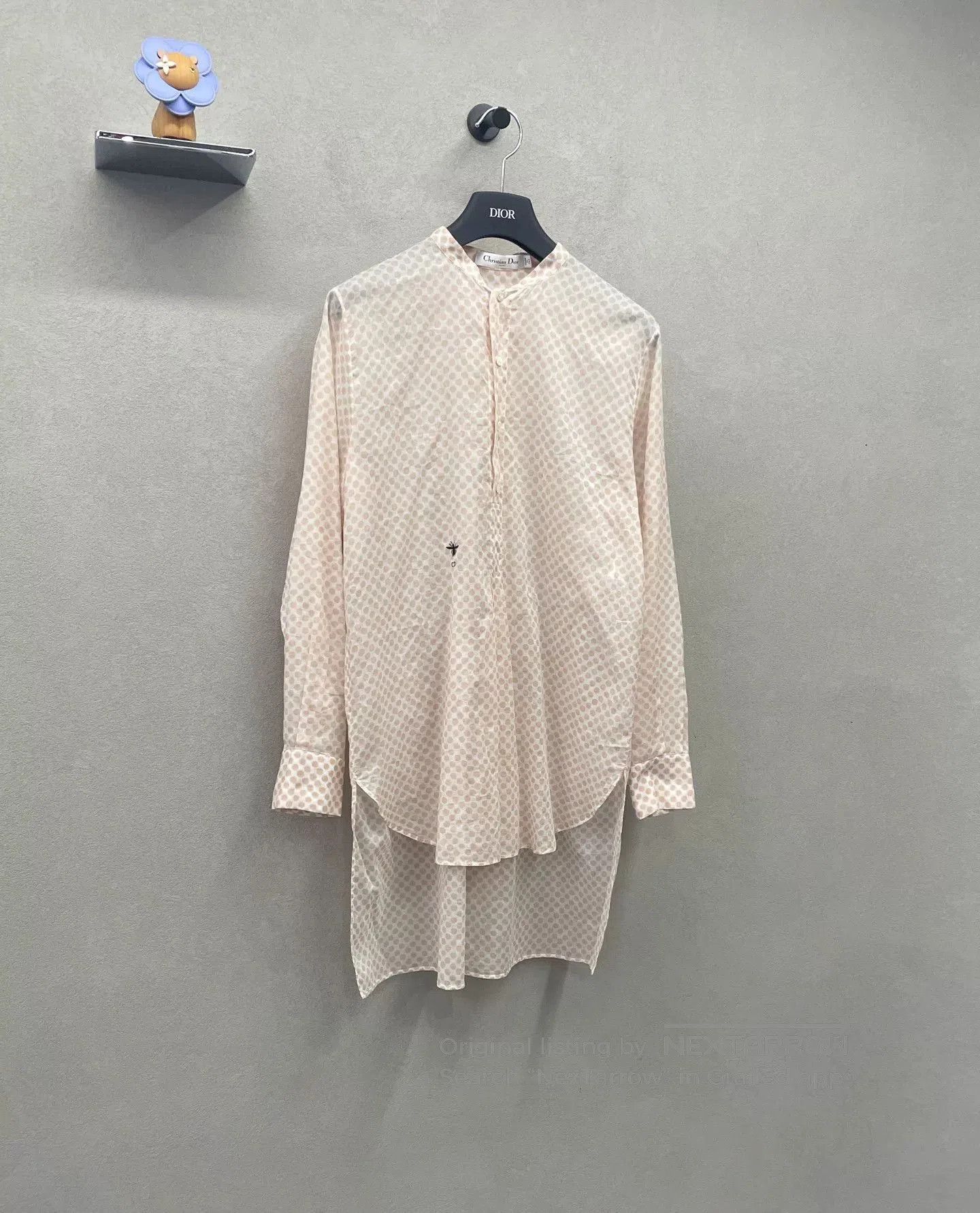 Dior pink polka dot long sleeve shirt by dior. Size US M / EU 48-50 / 2 - 3 Thumbnail