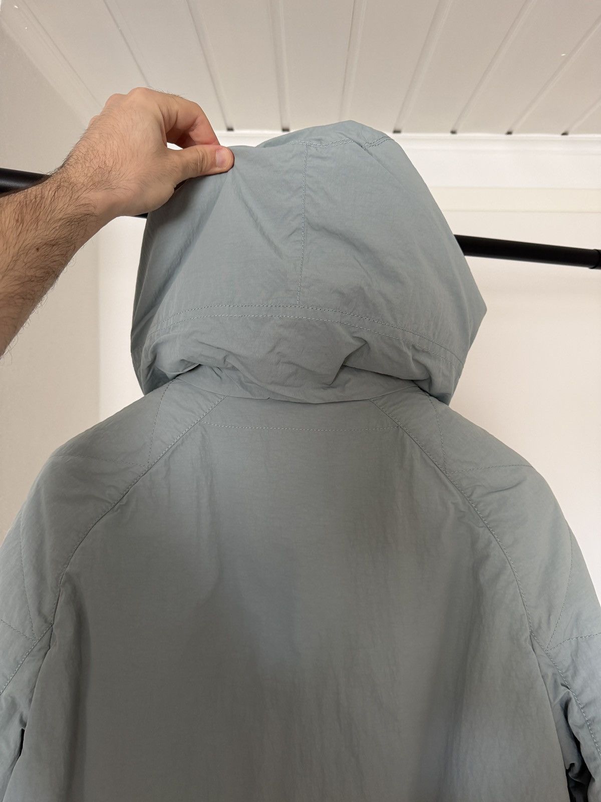 Hermes $20,000 FW22 Mens Runway 2 in 1 Ice Blue Lamb Fur Jacket Size US M / EU 48-50 / 2 - 18 Thumbnail