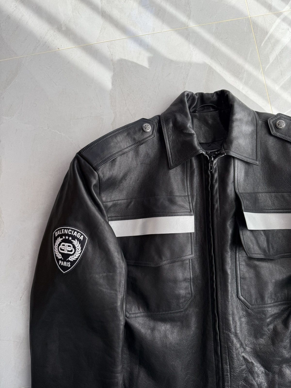 Balenciaga *RARE* Balenciaga SS23 Mudshow Police Officer Jacket Size US XL / EU 56 / 4 - 2 Thumbnail
