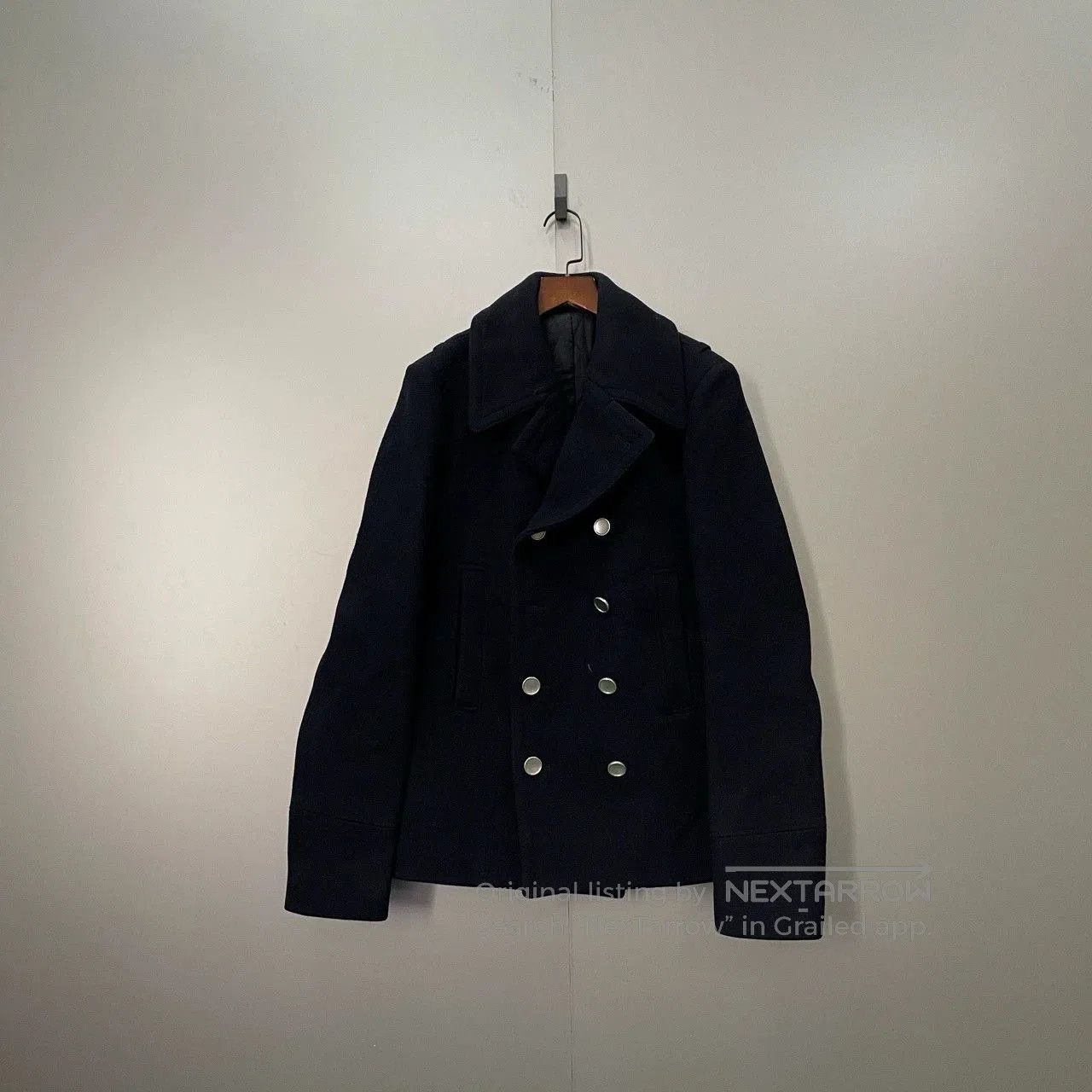 Balenciaga Balenciaga Black Wool Double-Breasted Coat. Size US XL / EU 56 / 4 - 1 Thumbnail