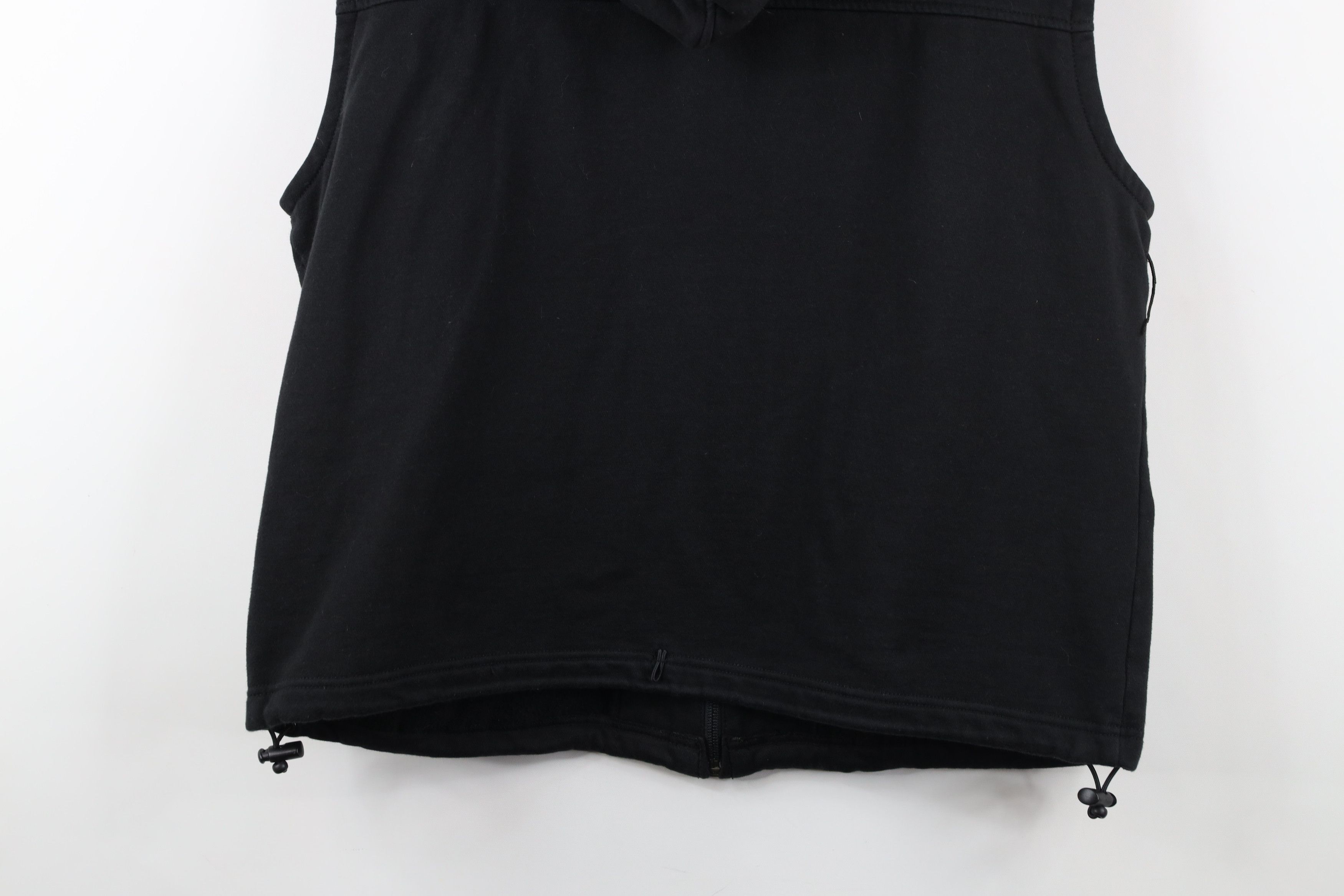 Harley Davidson × Vintage Vintage Harley Davidson Spell Out Sleeveless Full Zip Hoodie Size US L / EU 52-54 / 3 - 14 Thumbnail