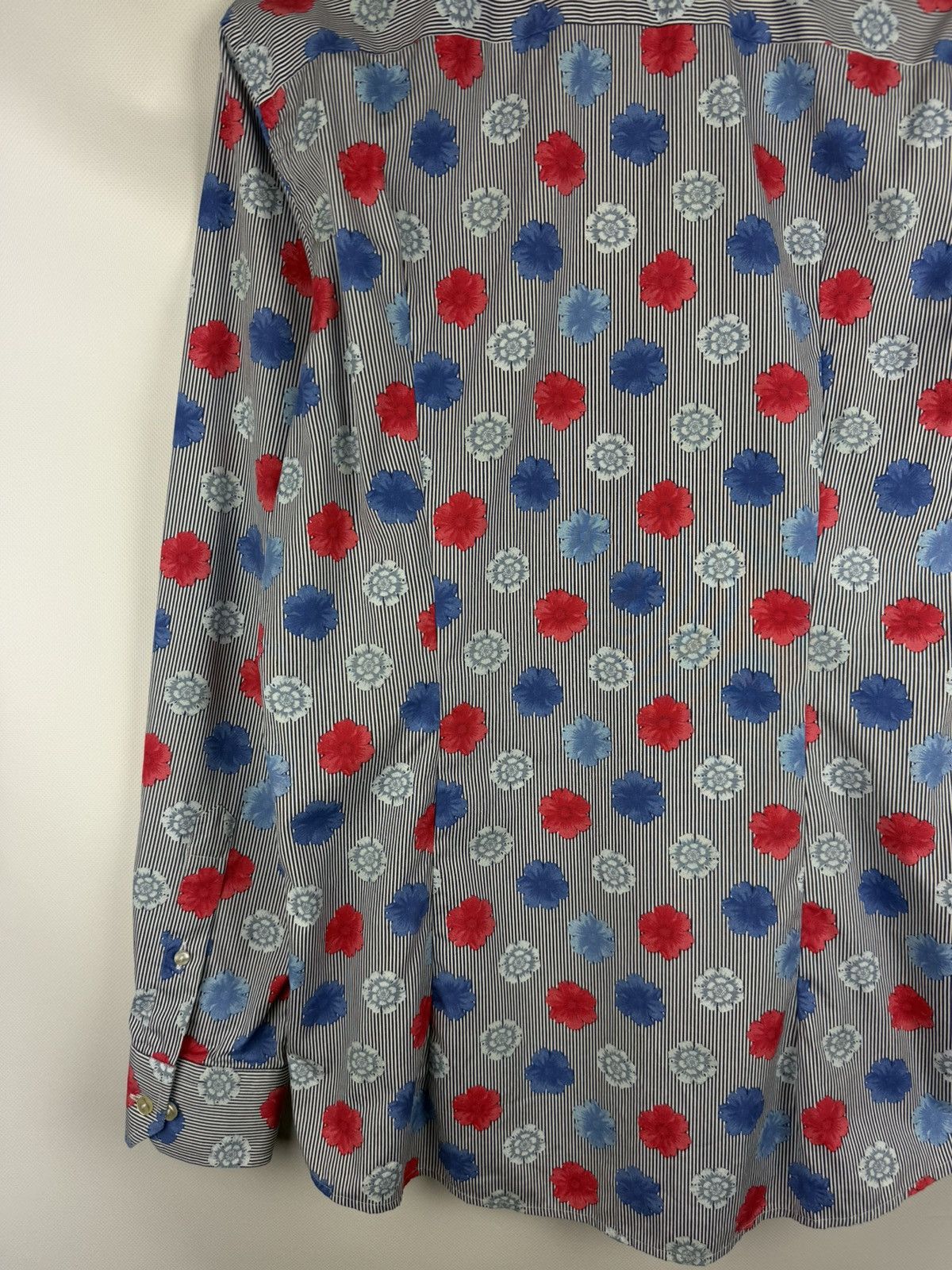 Eton Eton Contemporary Long Sleeve Floral Pattern Button Up Shirt Size US L / EU 52-54 / 3 - 20 Thumbnail