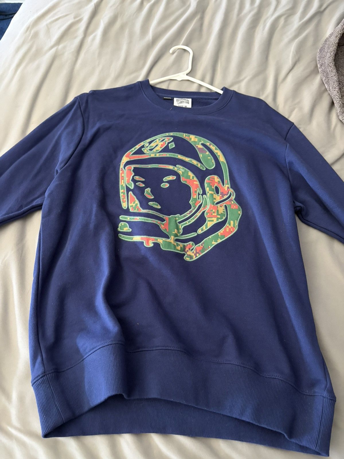 Billionaire Boys Club Billionaire Boys Club Men's Navy Blue Crewneck Sweater Size US M / EU 48-50 / 2 - 1 Thumbnail