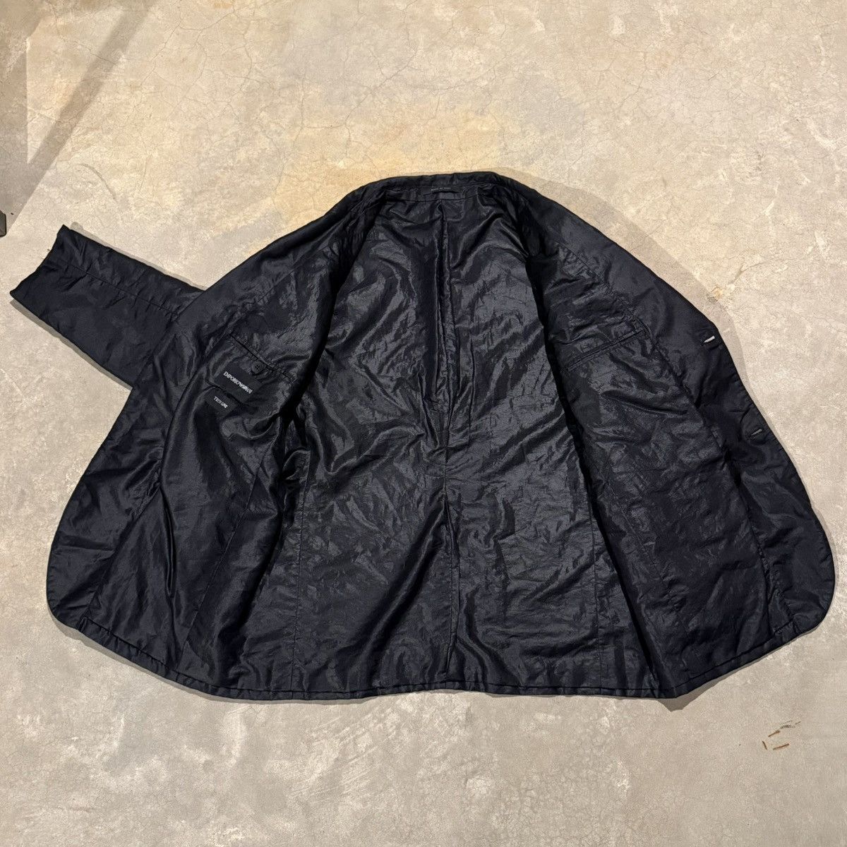 Emporio Armani Vintage FW07 Giorgio Armani Nylon Tecno Line Blazer Jacket Size US M / EU 48-50 / 2 - 7 Thumbnail