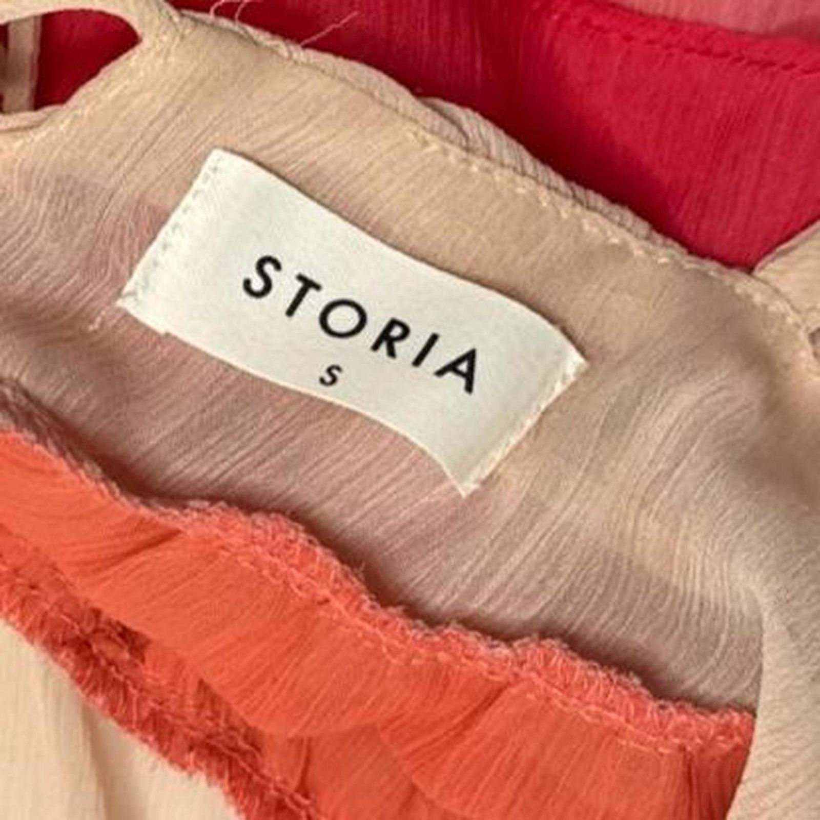 Other Storia Tiered Ruffle Tank Top chiffon colors women’s size S Size S / US 4 / IT 40 - 5 Thumbnail