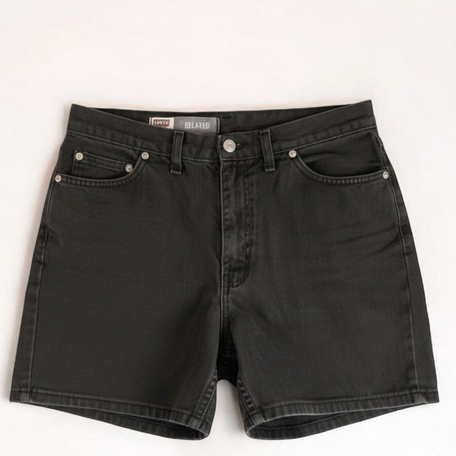 Faded Glory Faded Glory Vintage Black Solid Shorts Womens 12 Large Size 34" / US 12 / IT 48 - 1 Thumbnail