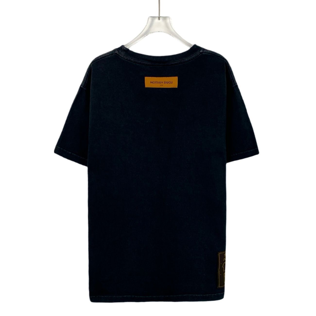 Louis Vuitton Louis Vuitton Black Cotton Round Neck Short Sleeve T-Shirt M Size M / US 6-8 / IT 42-44 - 8 Thumbnail