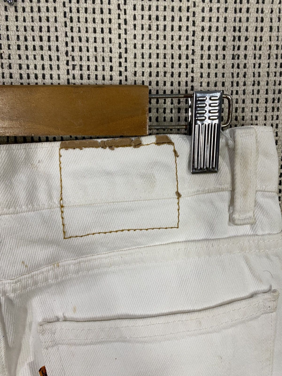 Levi's Vintage 90s levis orange tab regular fit white denim pant Size US 30 / EU 46 - 11 Thumbnail