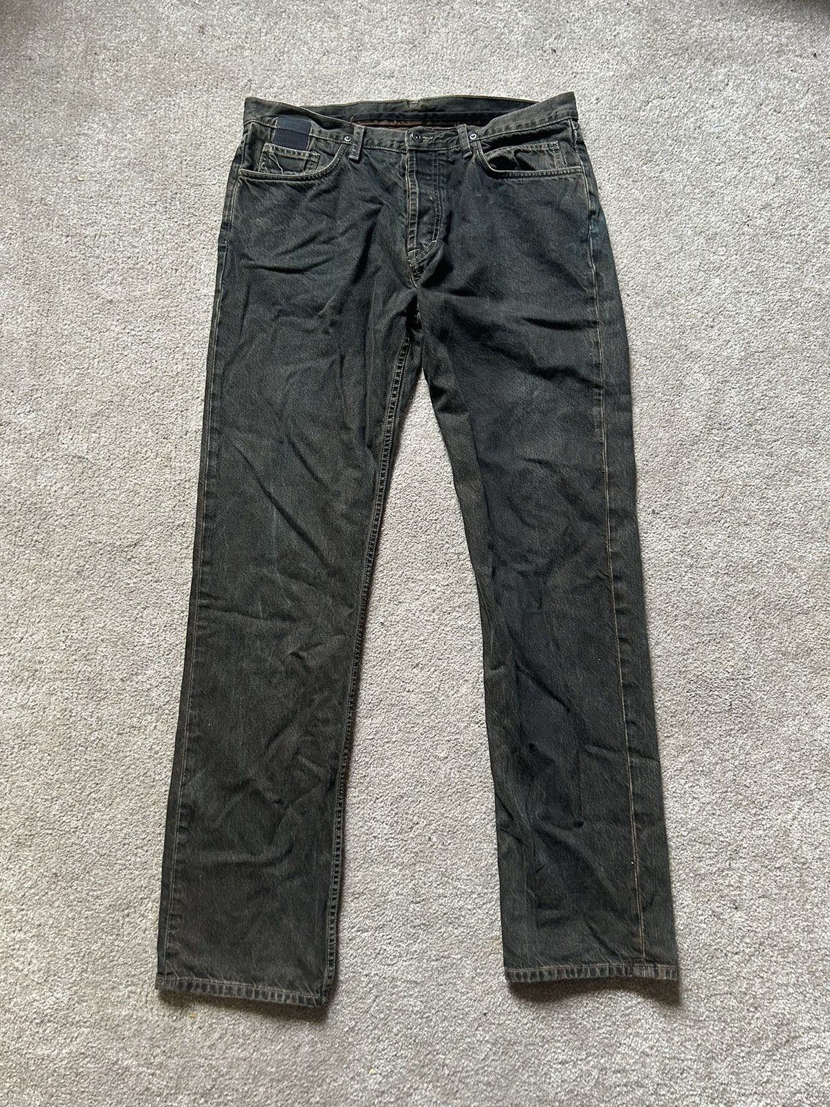 image of Rick Owens Brown Denim - Slab, Men's (Size 34)